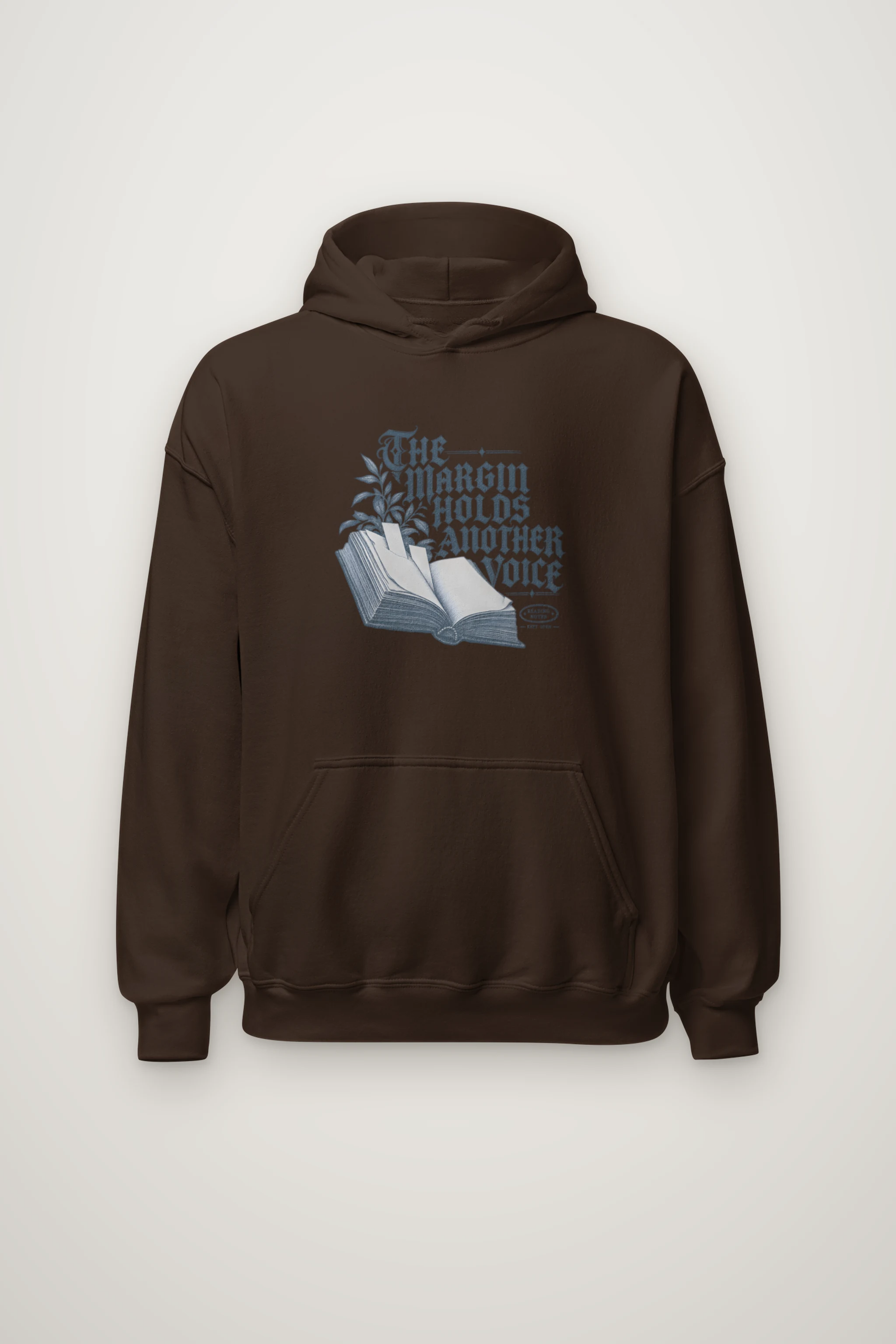 "The Margin Holds Another Voice" Heavy Blend Unisex Pullover Hoodie