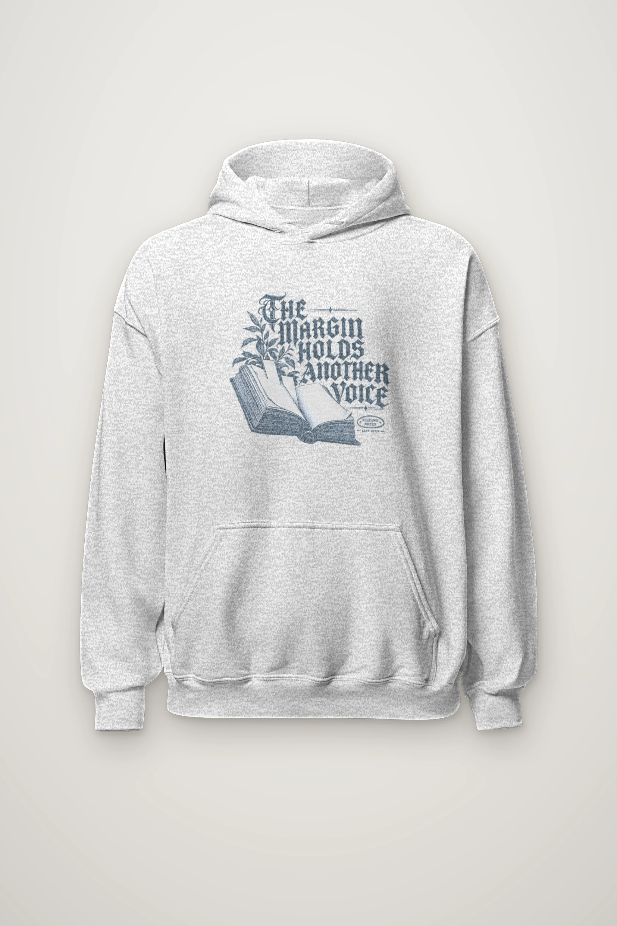 "The Margin Holds Another Voice" Heavy Blend Unisex Pullover Hoodie