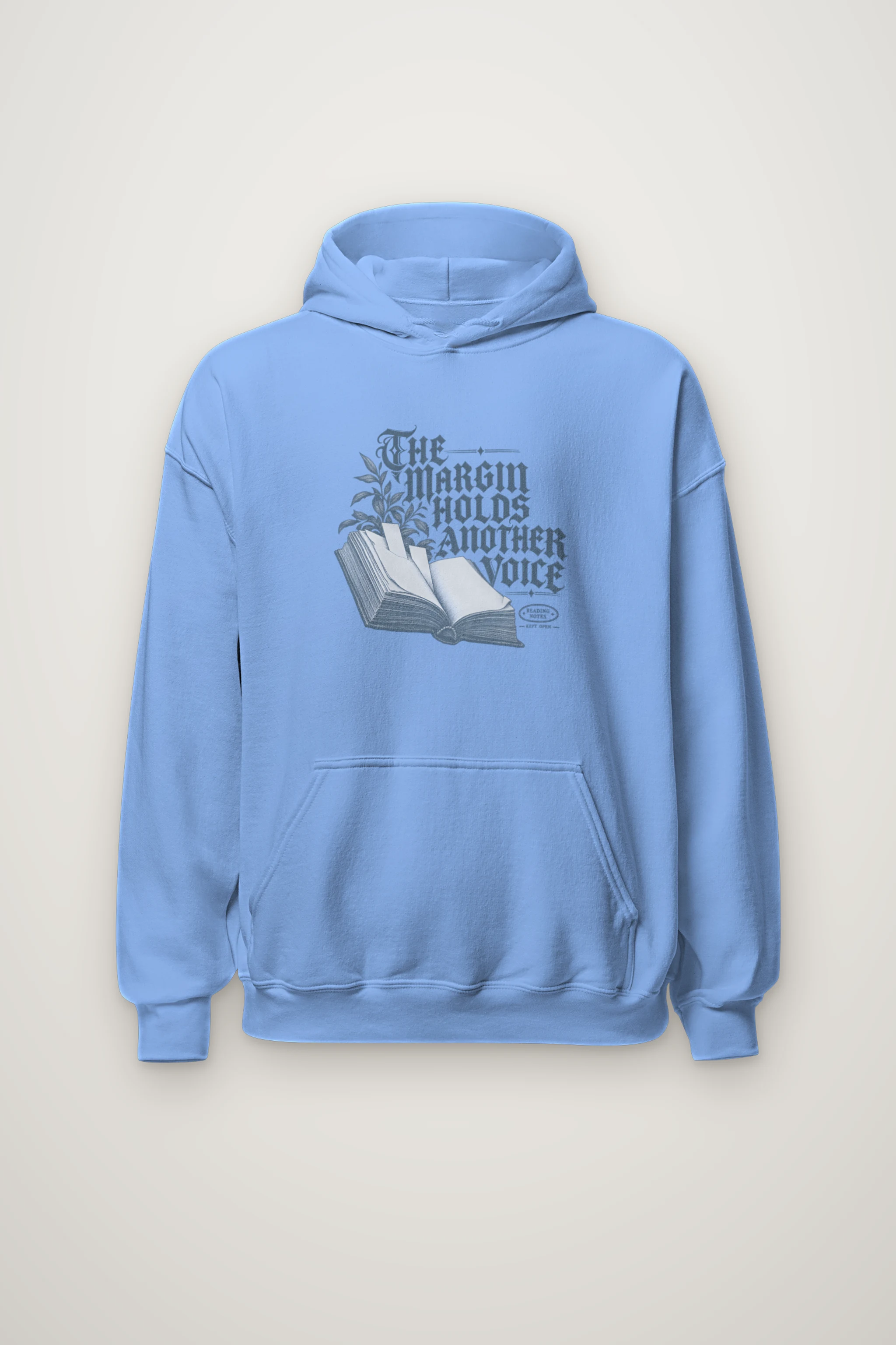 "The Margin Holds Another Voice" Heavy Blend Unisex Pullover Hoodie