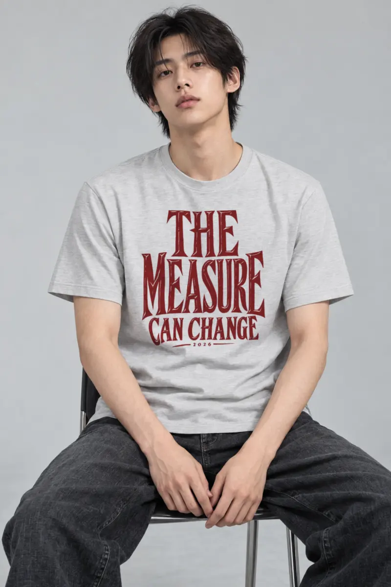 "The Measure Can Change" Heavyweight Unisex Crewneck T-shirt