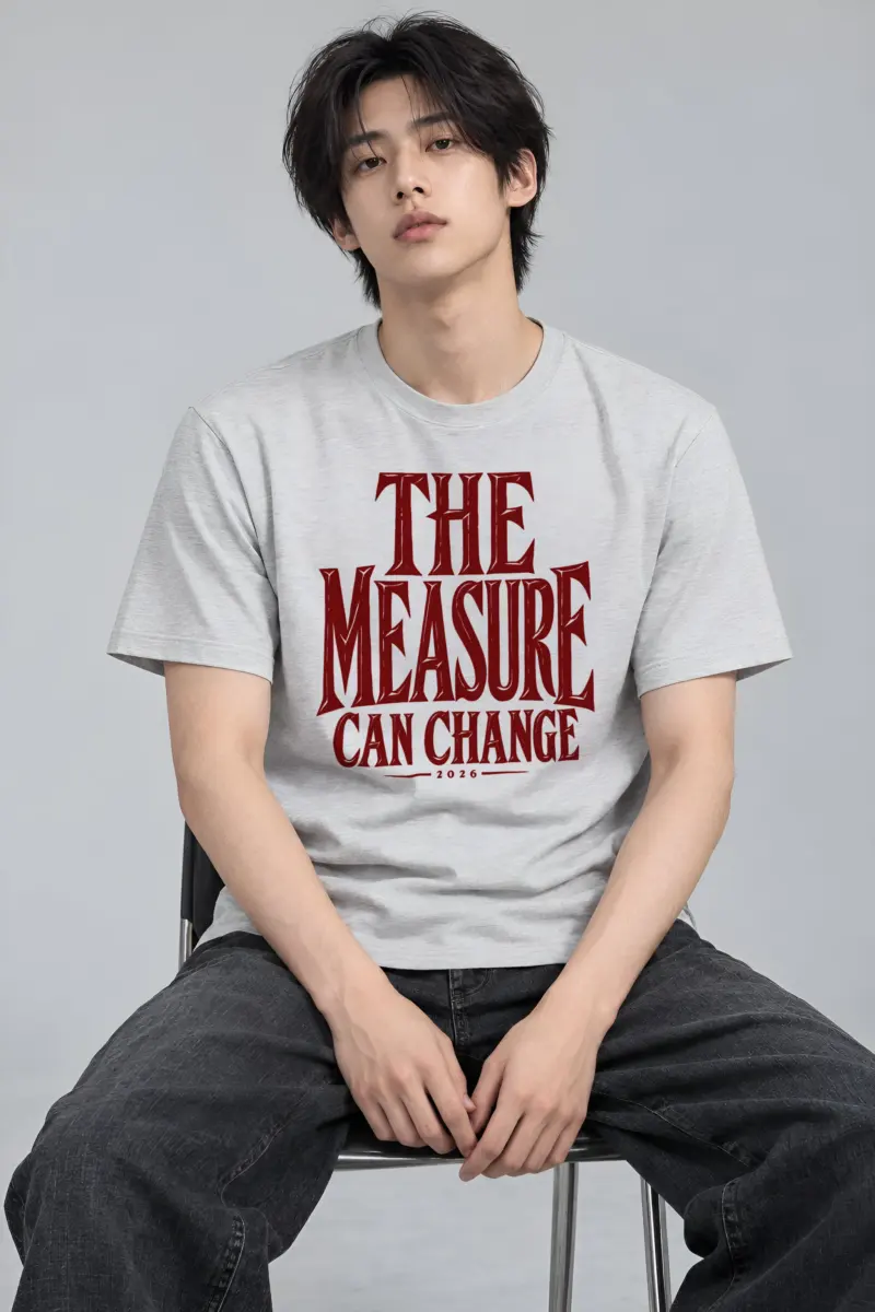 "The Measure Can Change" Heavyweight Unisex Crewneck T-shirt