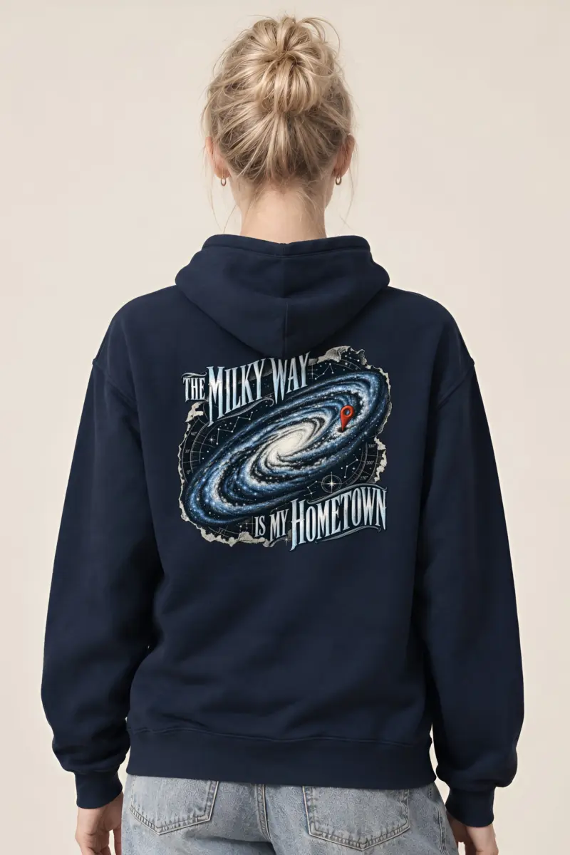 "The Milky Way Is My Hometown" Heavy Blend Unisex Pullover Hoodie