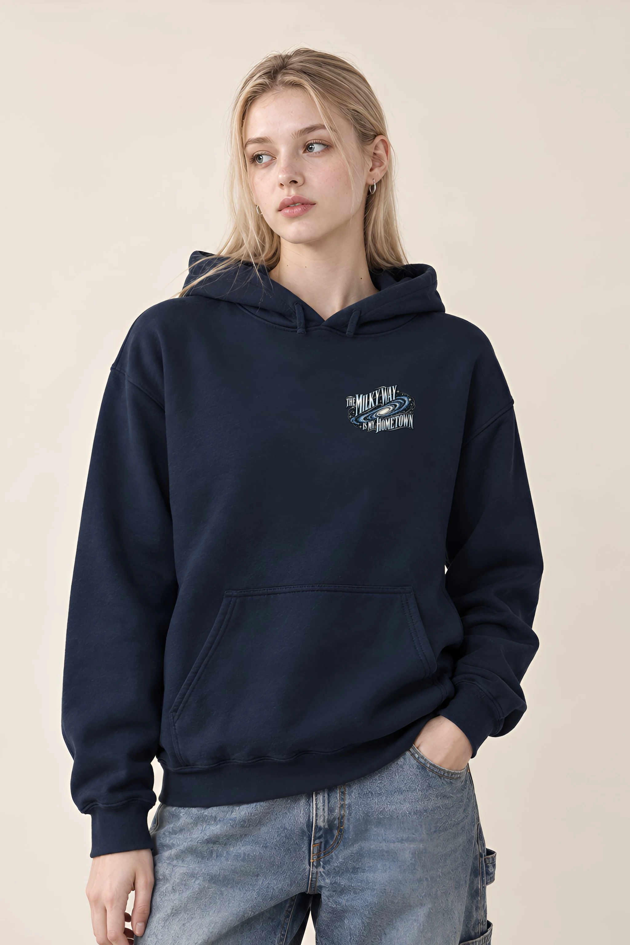 "The Milky Way Is My Hometown" Heavy Blend Unisex Pullover Hoodie