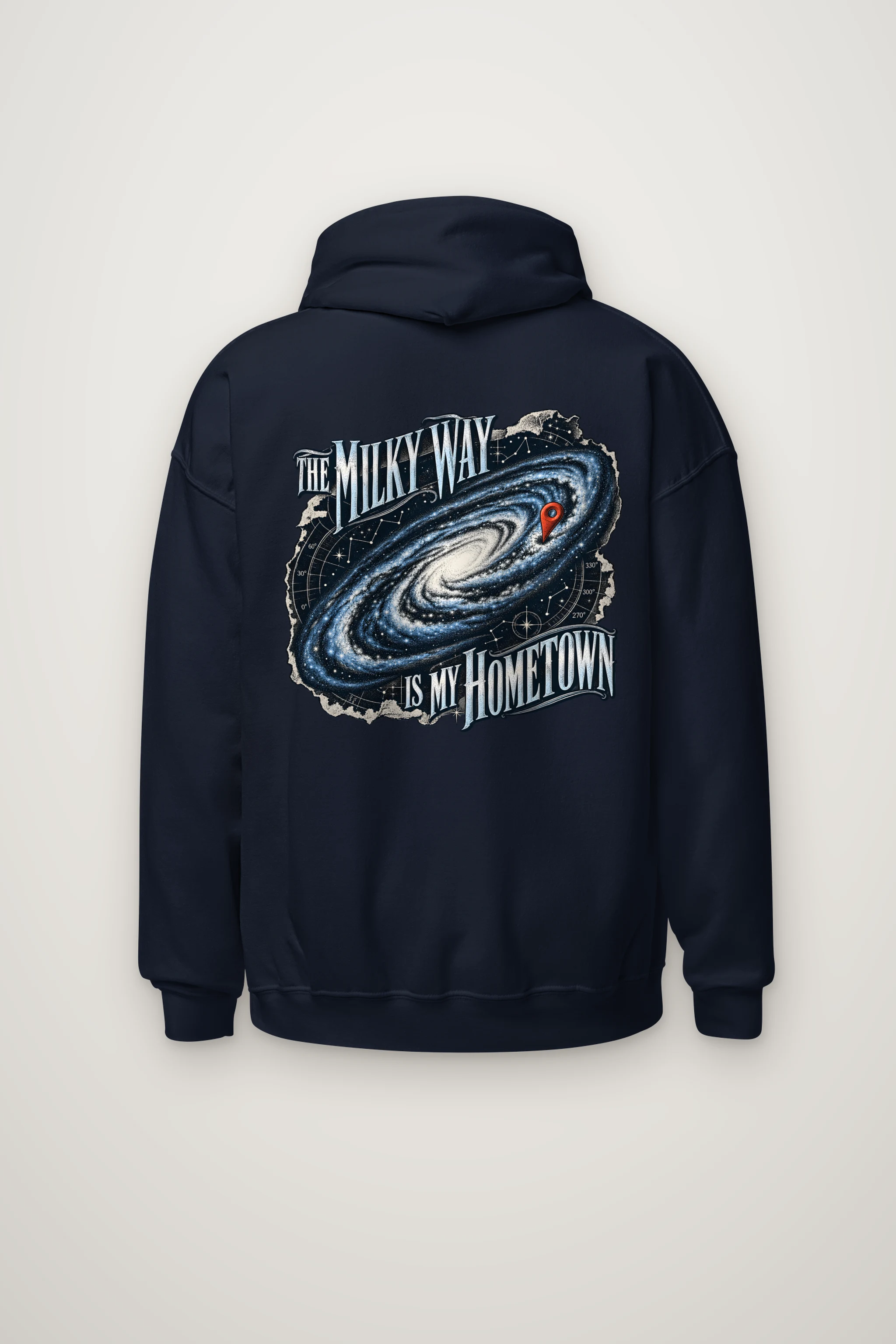 "The Milky Way Is My Hometown" Heavy Blend Unisex Pullover Hoodie