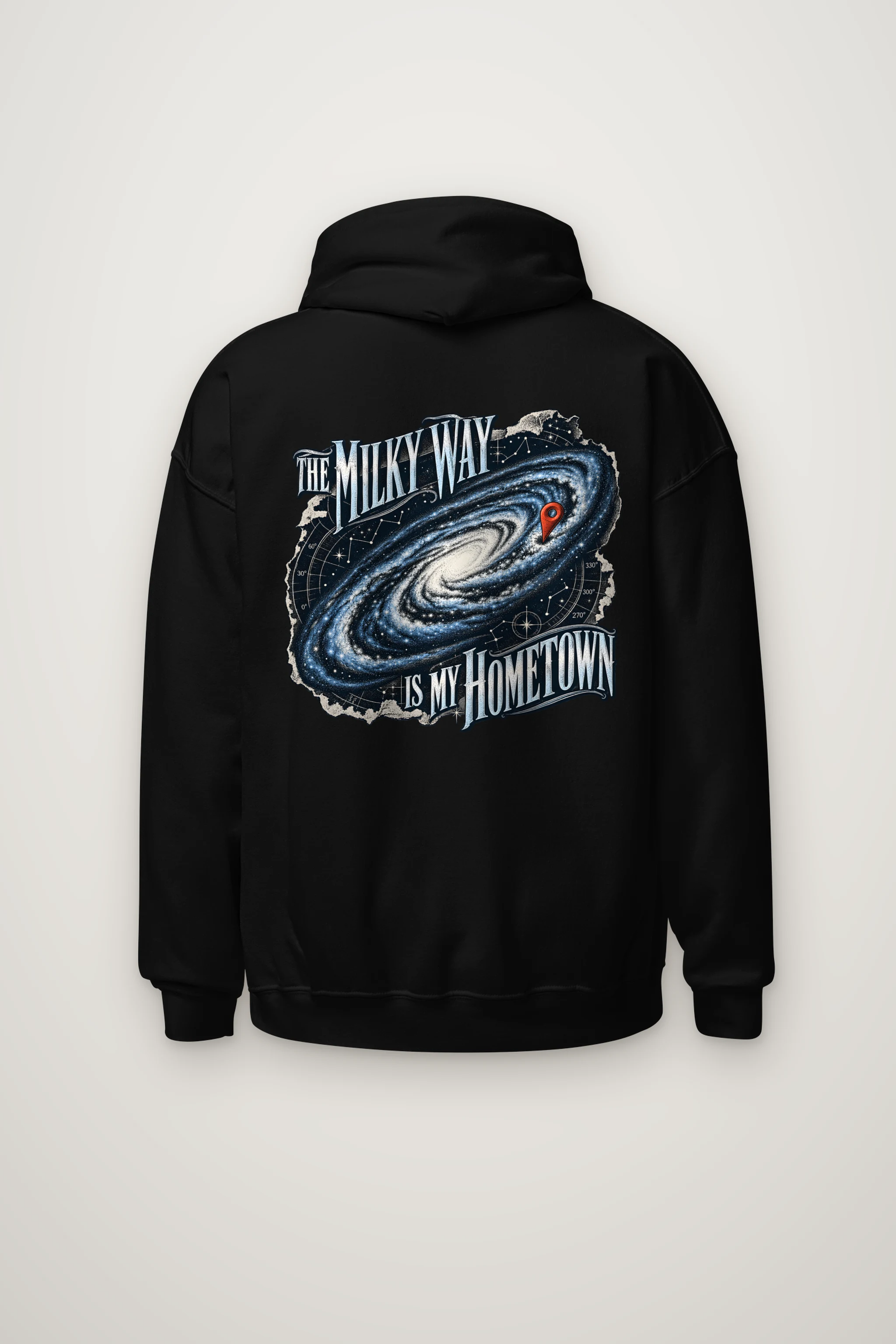 "The Milky Way Is My Hometown" Heavy Blend Unisex Pullover Hoodie
