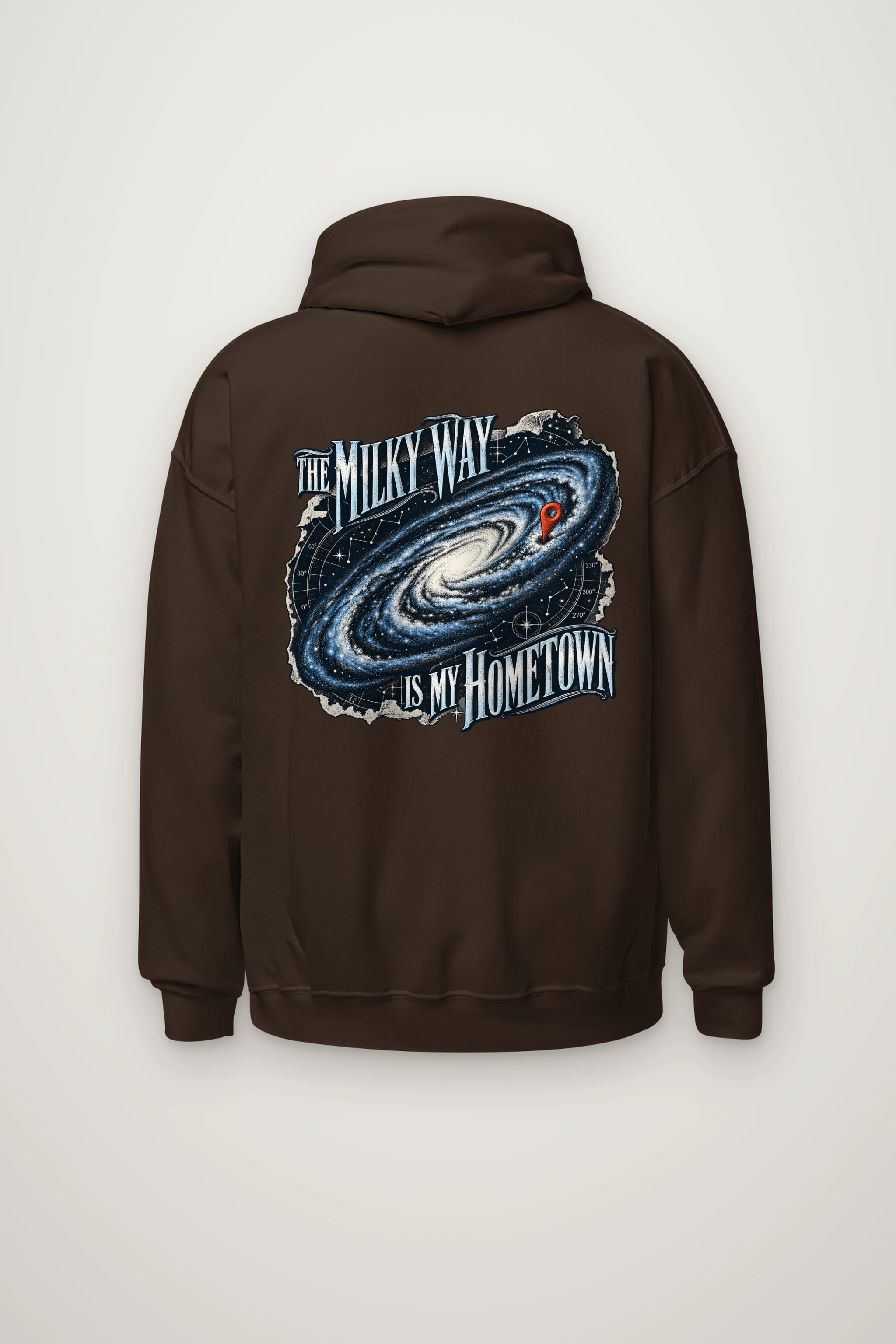 "The Milky Way Is My Hometown" Heavy Blend Unisex Pullover Hoodie