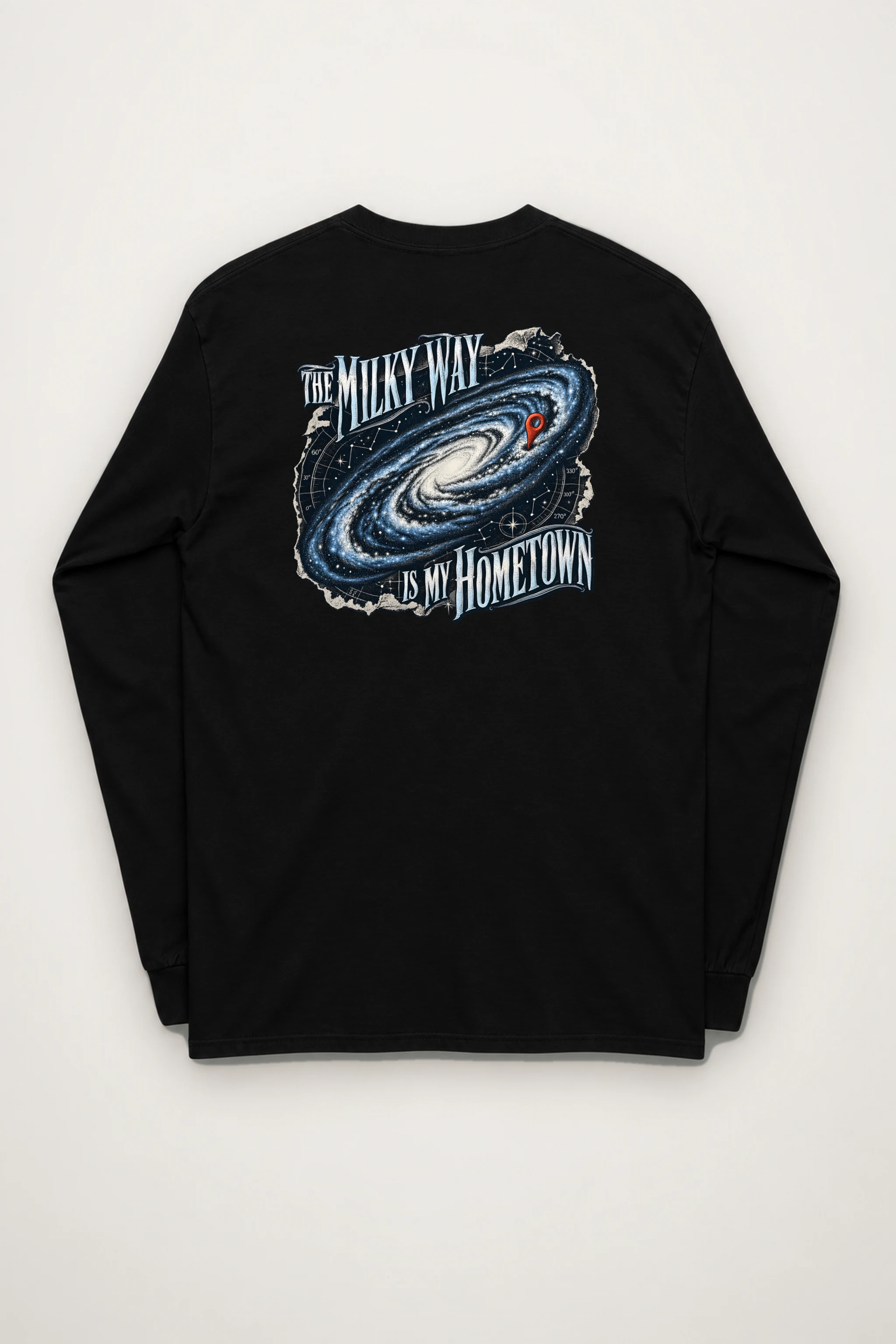 "The Milky Way Is My Hometown" Unisex Longsleeve T-shirt