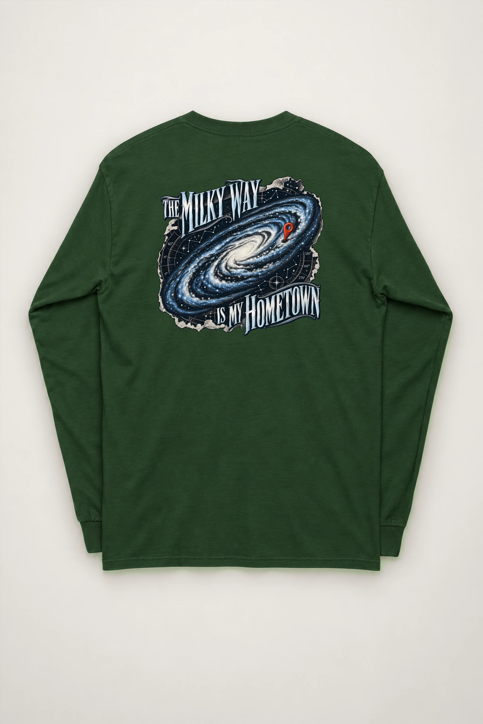 "The Milky Way Is My Hometown" Unisex Longsleeve T-shirt