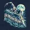 "The Moon Draws My Only Lane Line" Unisex Jersey Tank