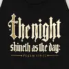 "The Night Shineth as the Day" Unisex Jersey Tank
