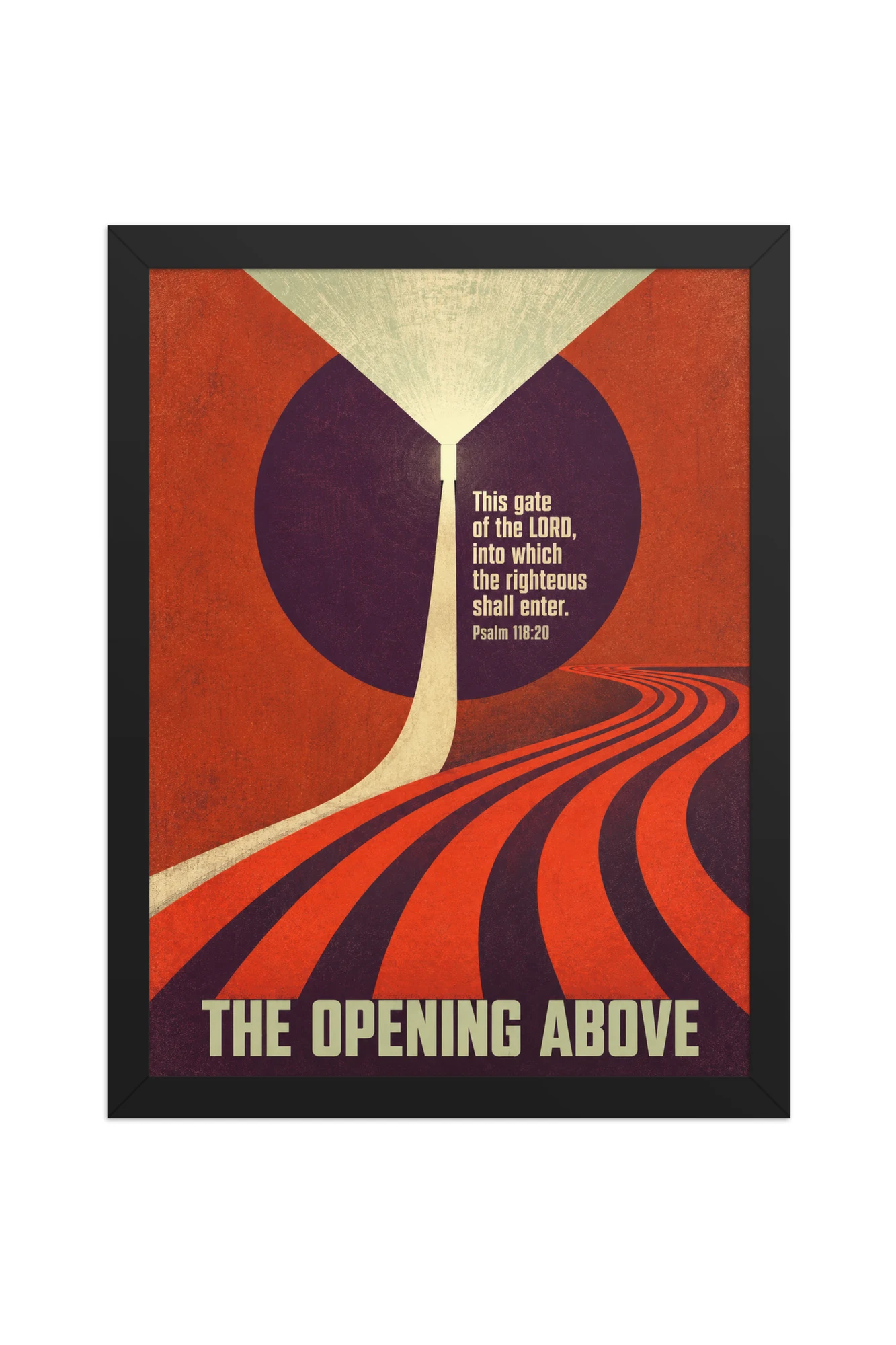 "The Opening Above" Premium Wooden Framed Poster