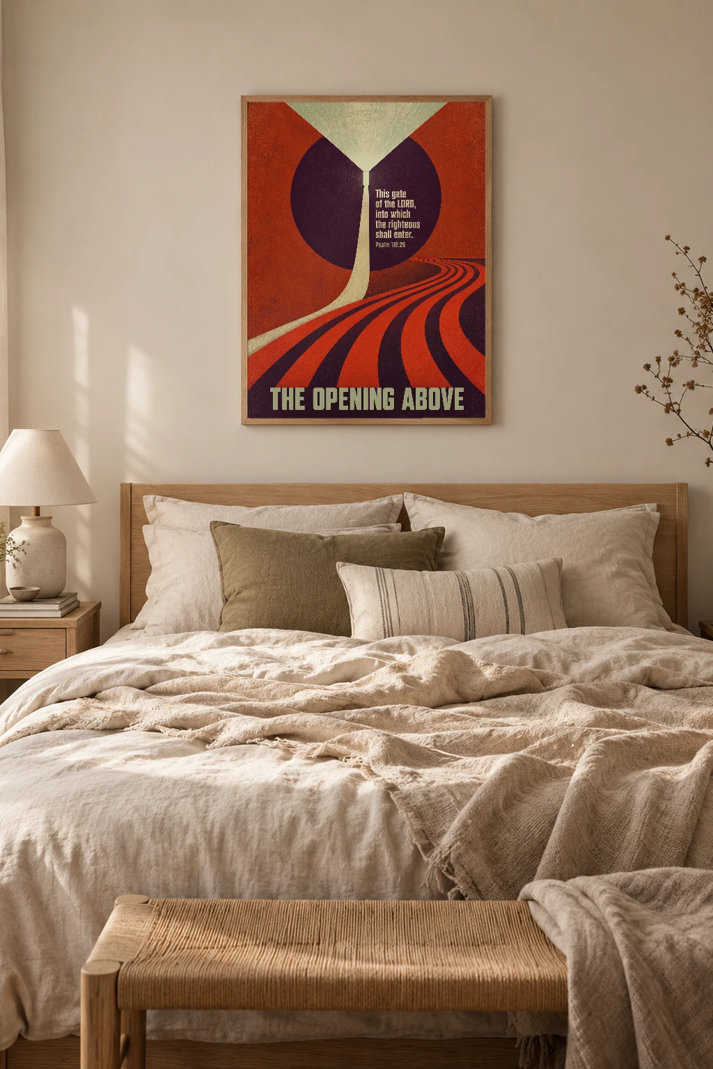 "The Opening Above" Premium Wooden Framed Poster