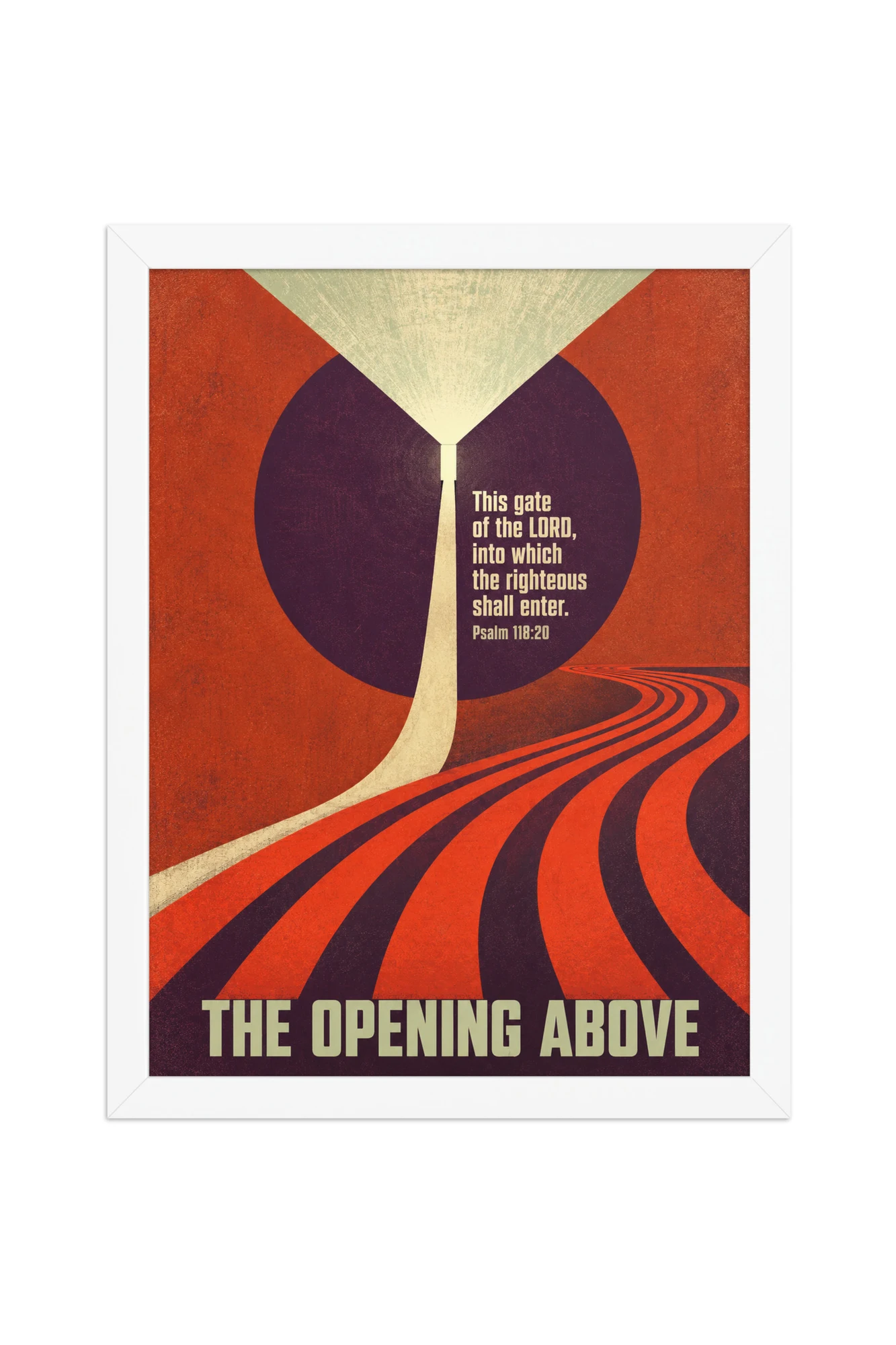 "The Opening Above" Premium Wooden Framed Poster