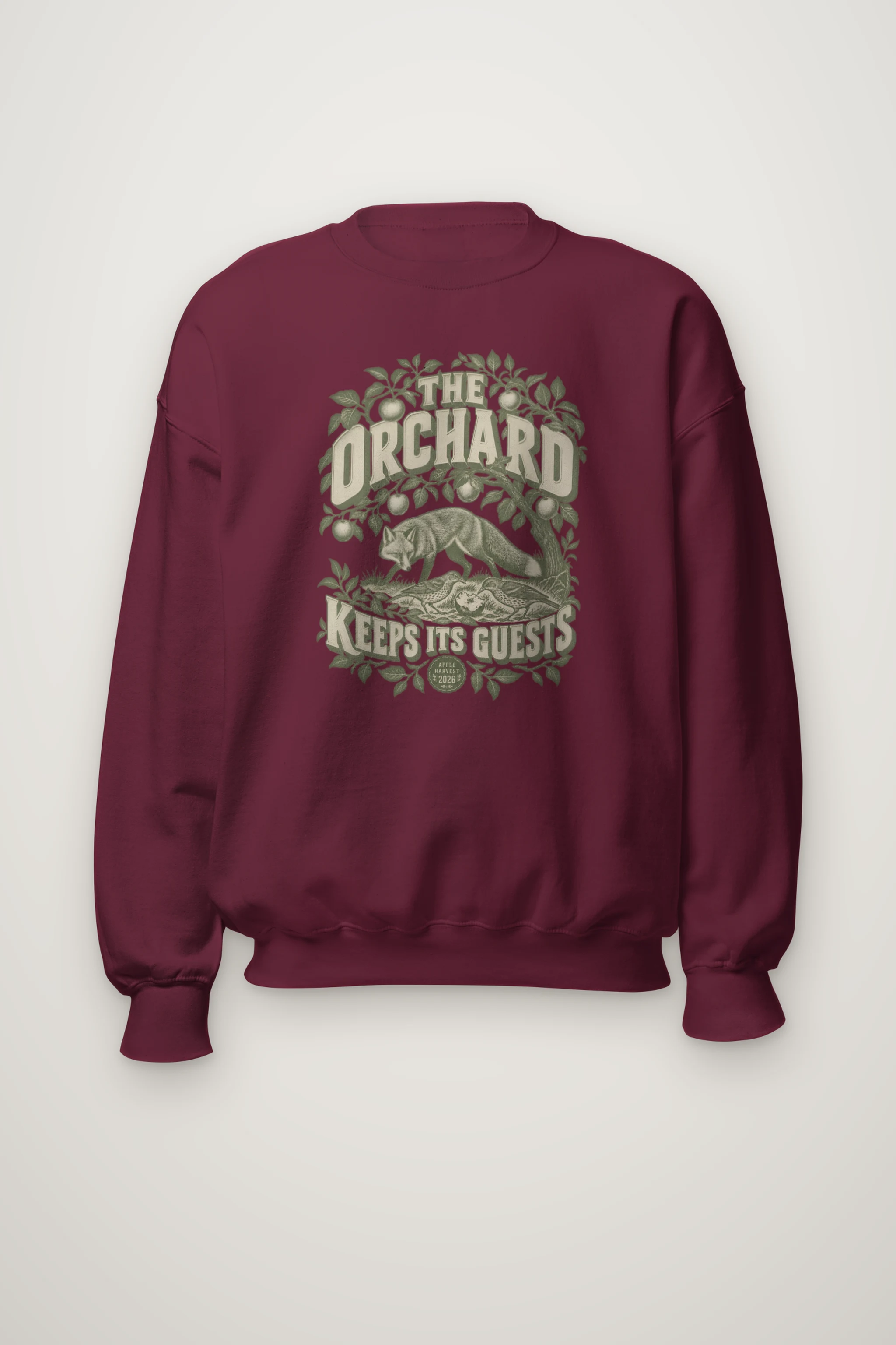 "The Orchard Keeps Its Guests" Heavy Blend Unisex Crewneck Sweatshirt