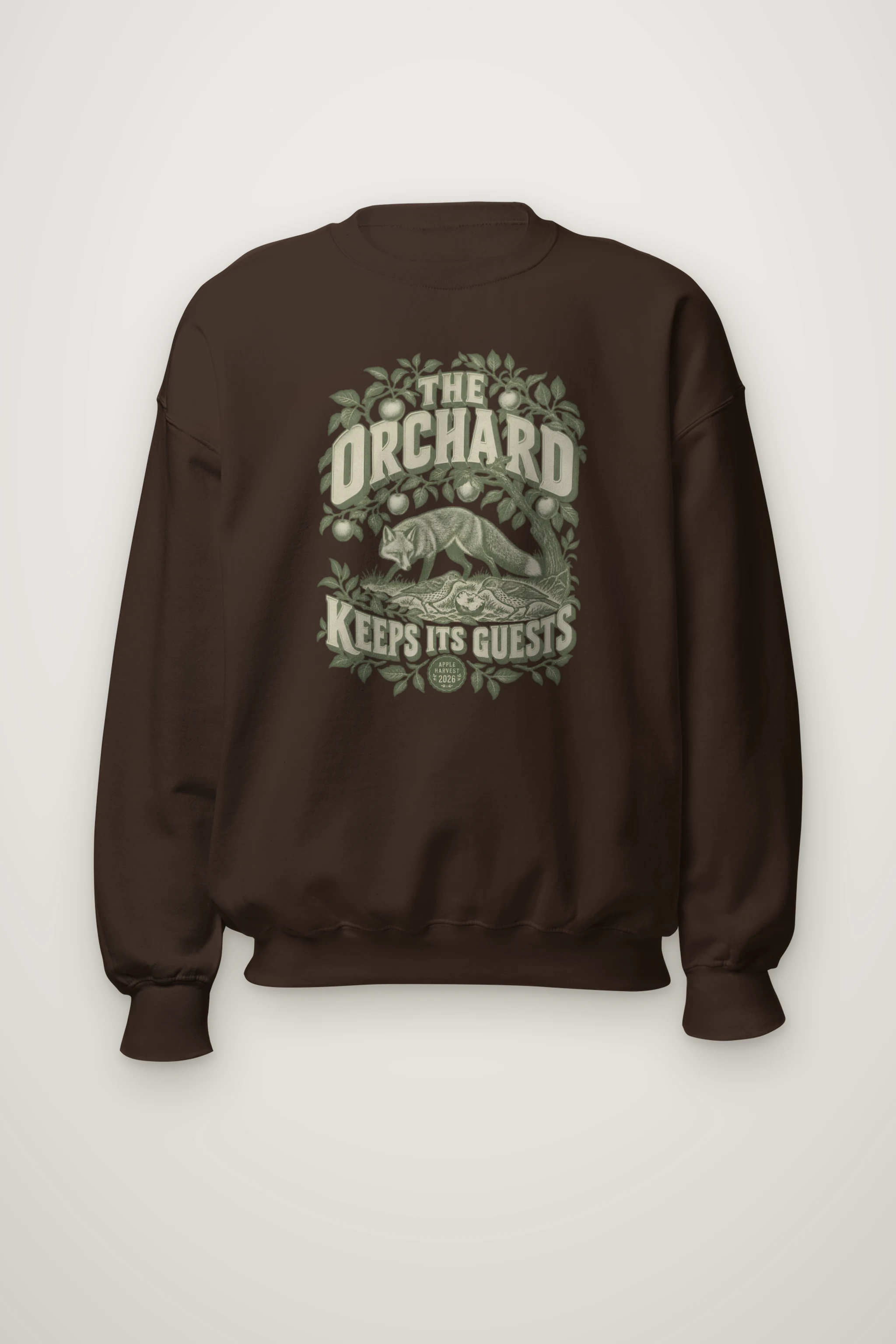 "The Orchard Keeps Its Guests" Heavy Blend Unisex Crewneck Sweatshirt