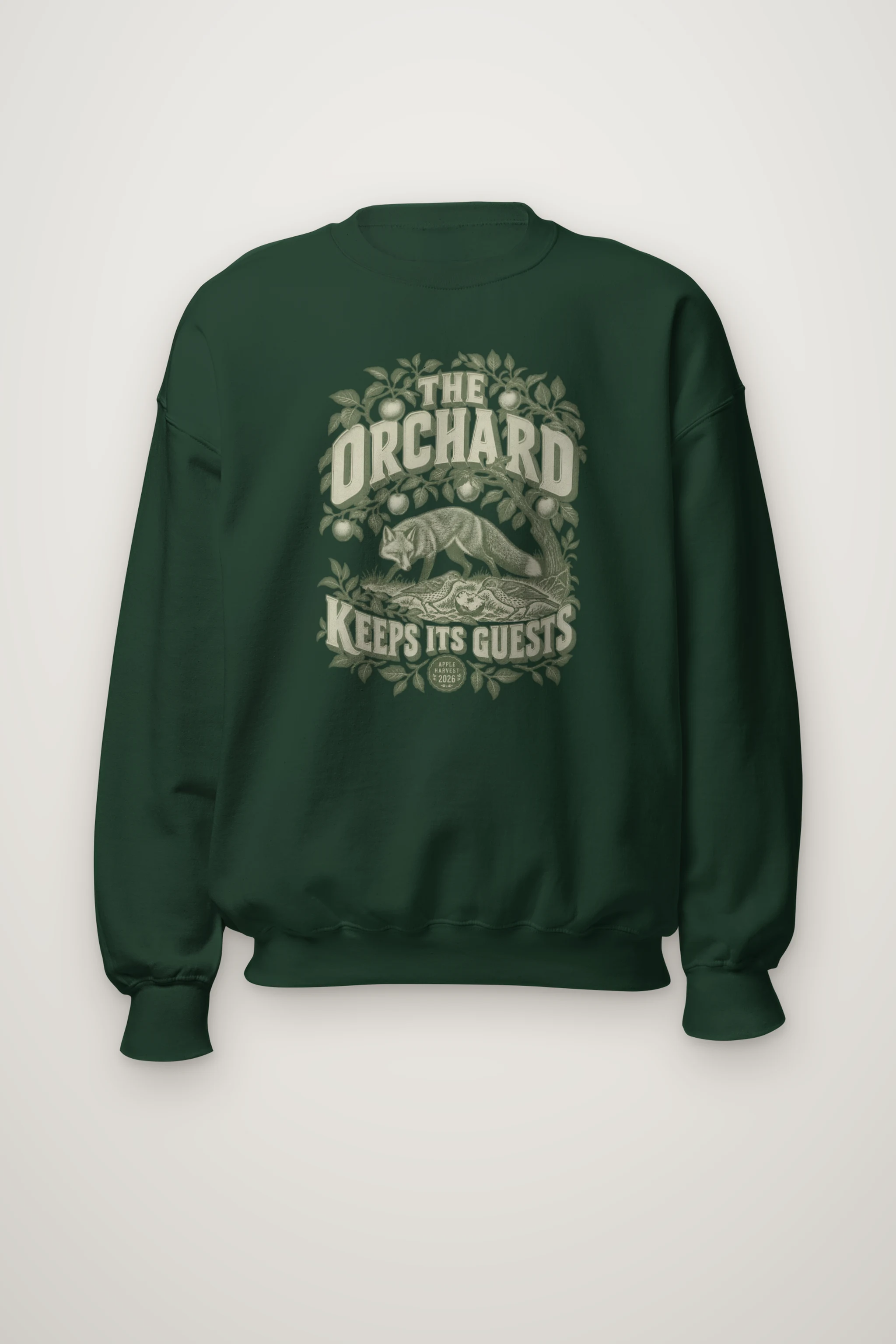 "The Orchard Keeps Its Guests" Heavy Blend Unisex Crewneck Sweatshirt