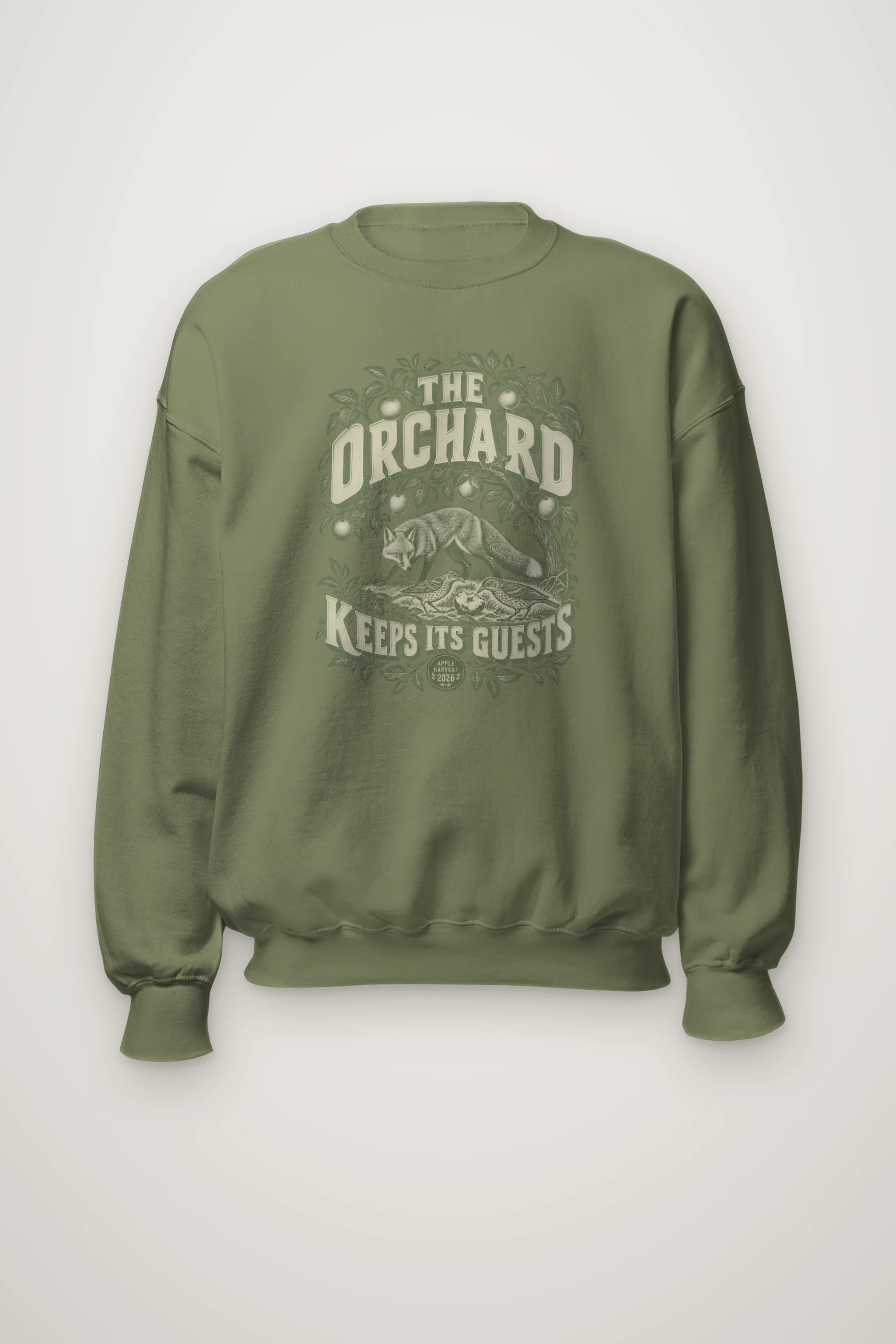 "The Orchard Keeps Its Guests" Heavy Blend Unisex Crewneck Sweatshirt