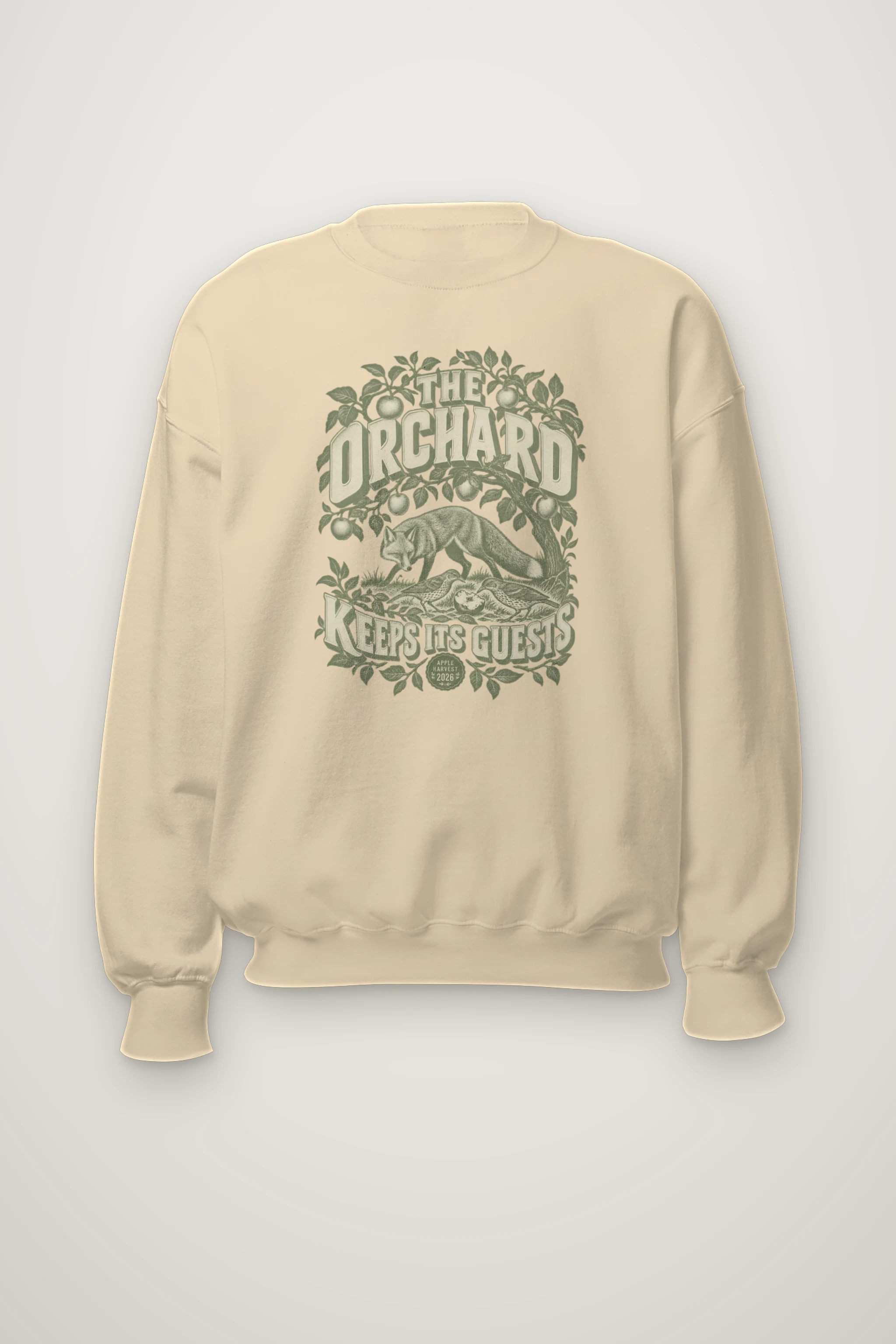 "The Orchard Keeps Its Guests" Heavy Blend Unisex Crewneck Sweatshirt