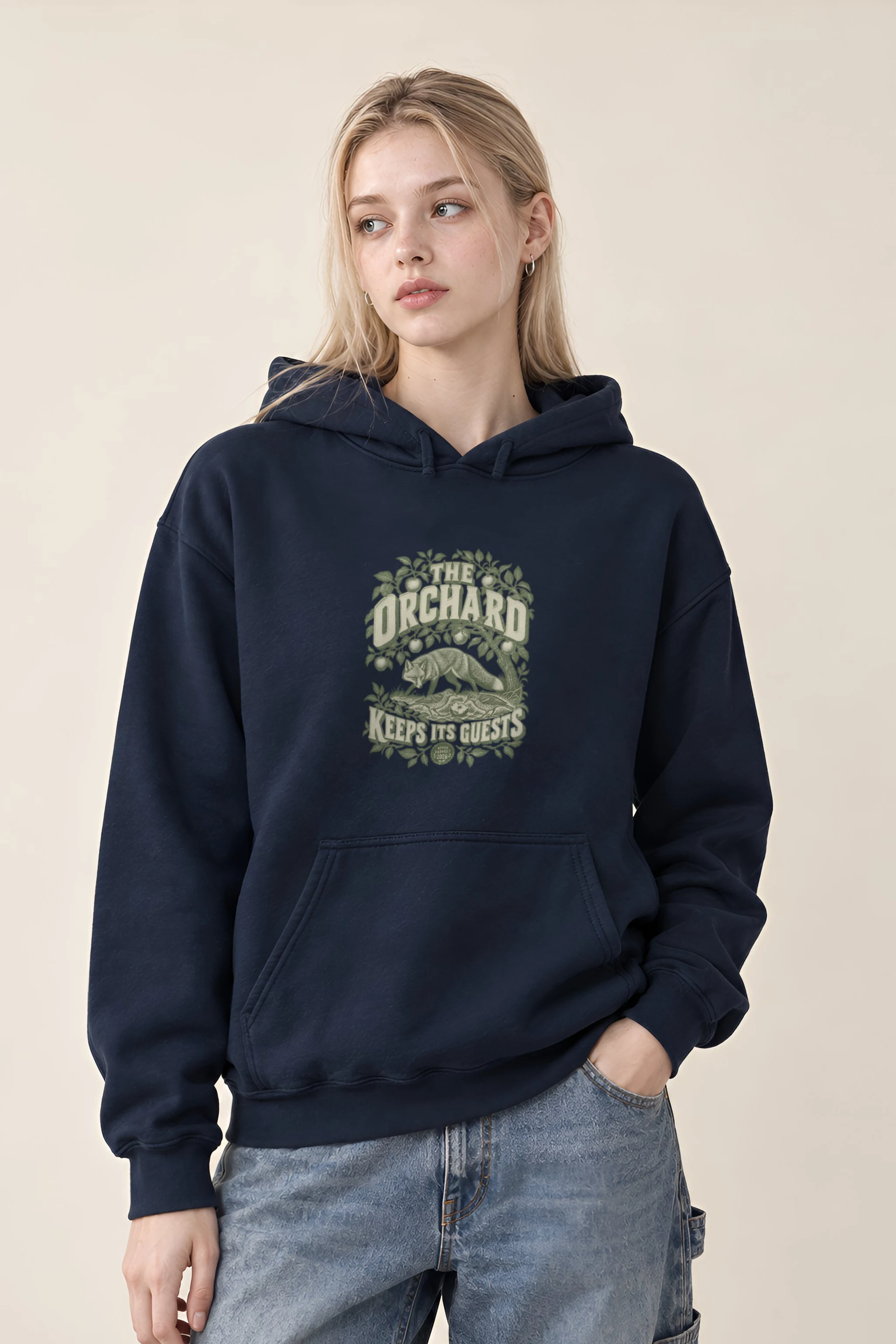 "The Orchard Keeps Its Guests" Heavy Blend Unisex Pullover Hoodie