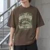 "The Orchard Keeps Its Guests" Men's Oversized Heavyweight Crewneck T-Shirt