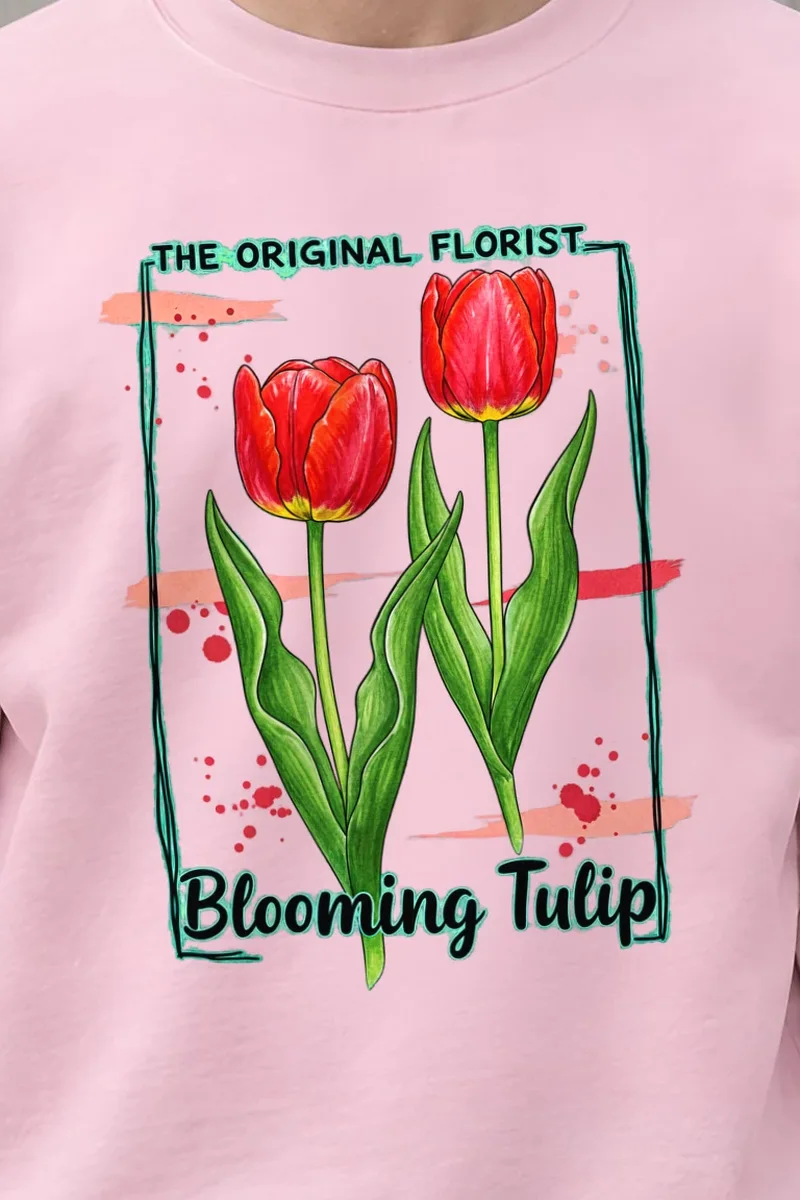 "The Original Florist" 1 Crewneck Sweatshirt - the graphic up close