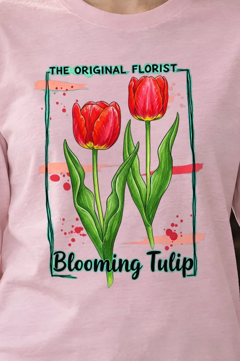 "The Original Florist" Unisex Longsleeve T-shirt - the graphic up close