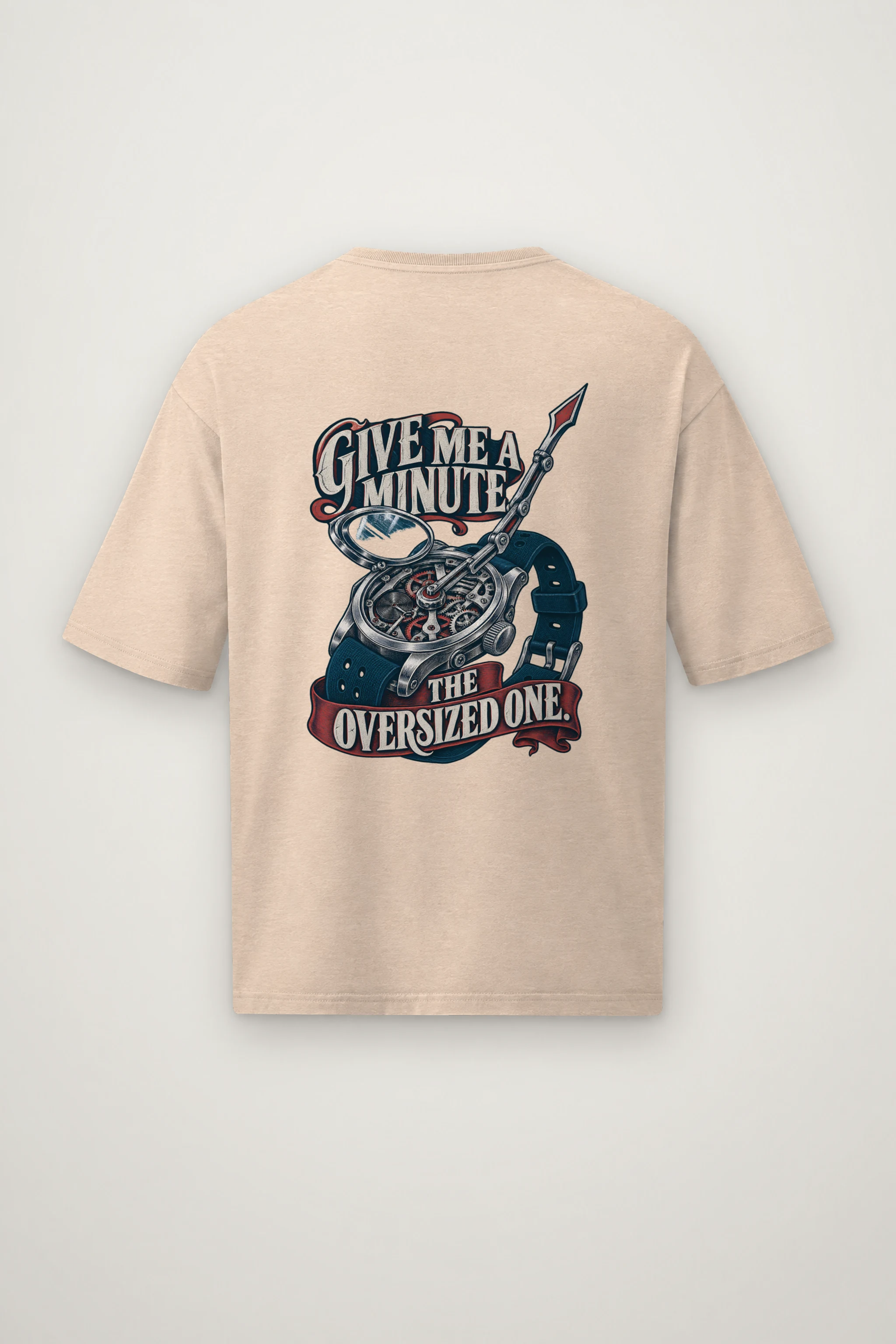 "The Oversized One" Men's Oversized Heavyweight Crewneck T-Shirt