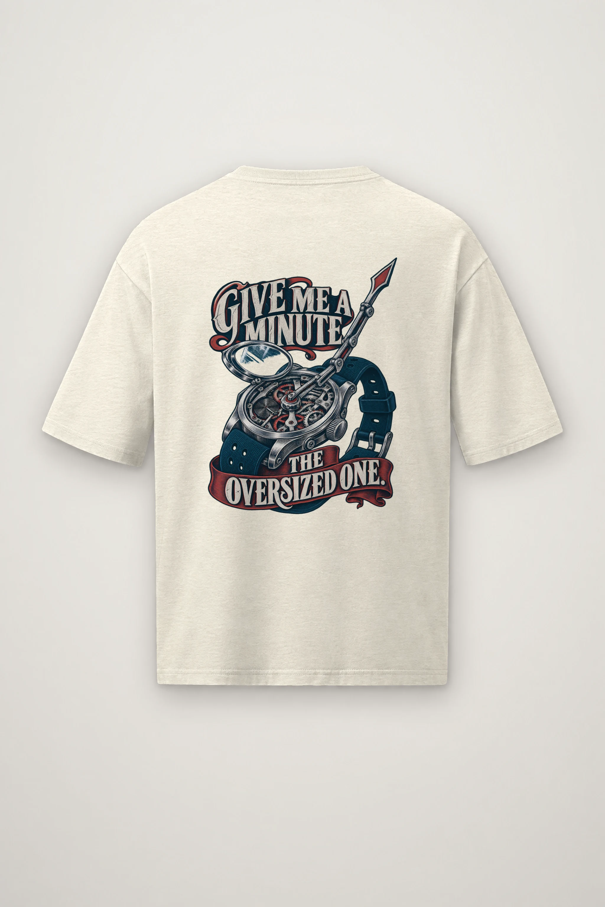 "The Oversized One" Men's Oversized Heavyweight Crewneck T-Shirt