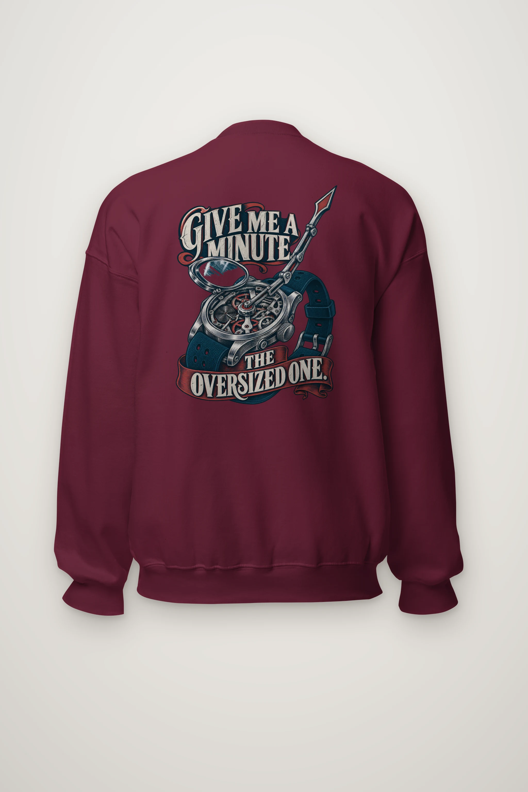 "The Oversized One Watch" Heavy Blend Unisex Crewneck Sweatshirt