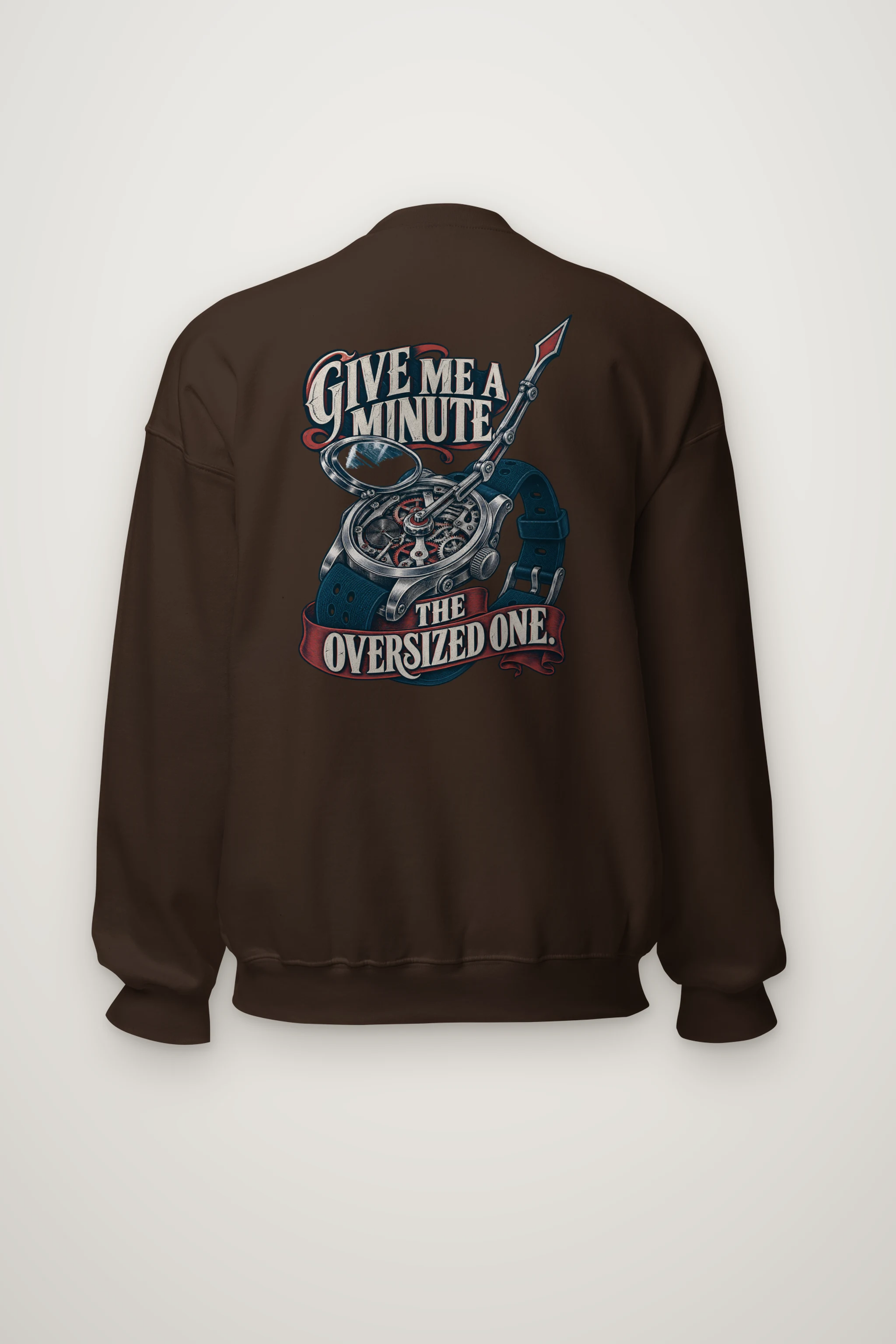 "The Oversized One Watch" Heavy Blend Unisex Crewneck Sweatshirt