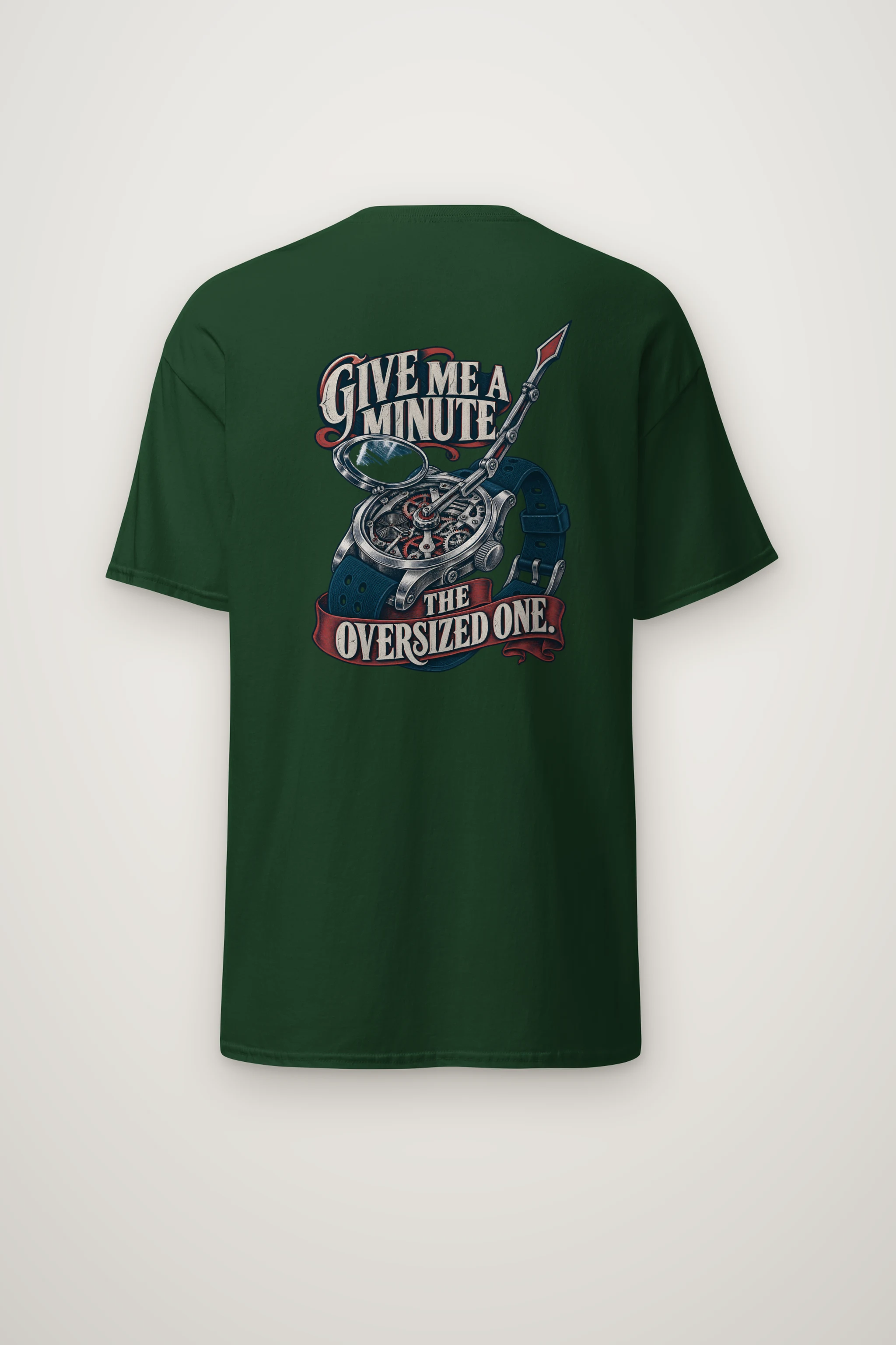 "The Oversized One Watch" Heavyweight Unisex Crewneck T-shirt