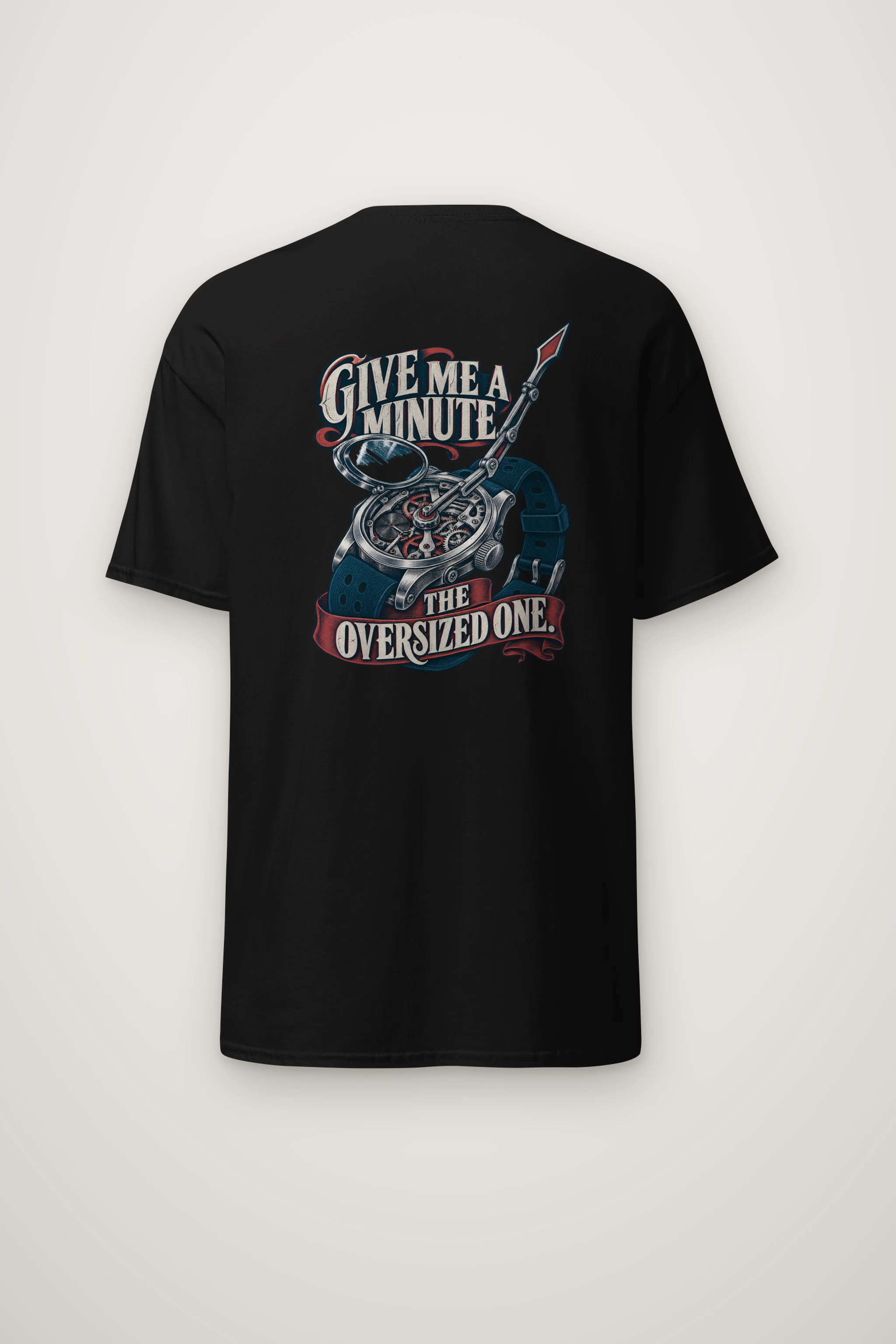 "The Oversized One Watch" Heavyweight Unisex Crewneck T-shirt