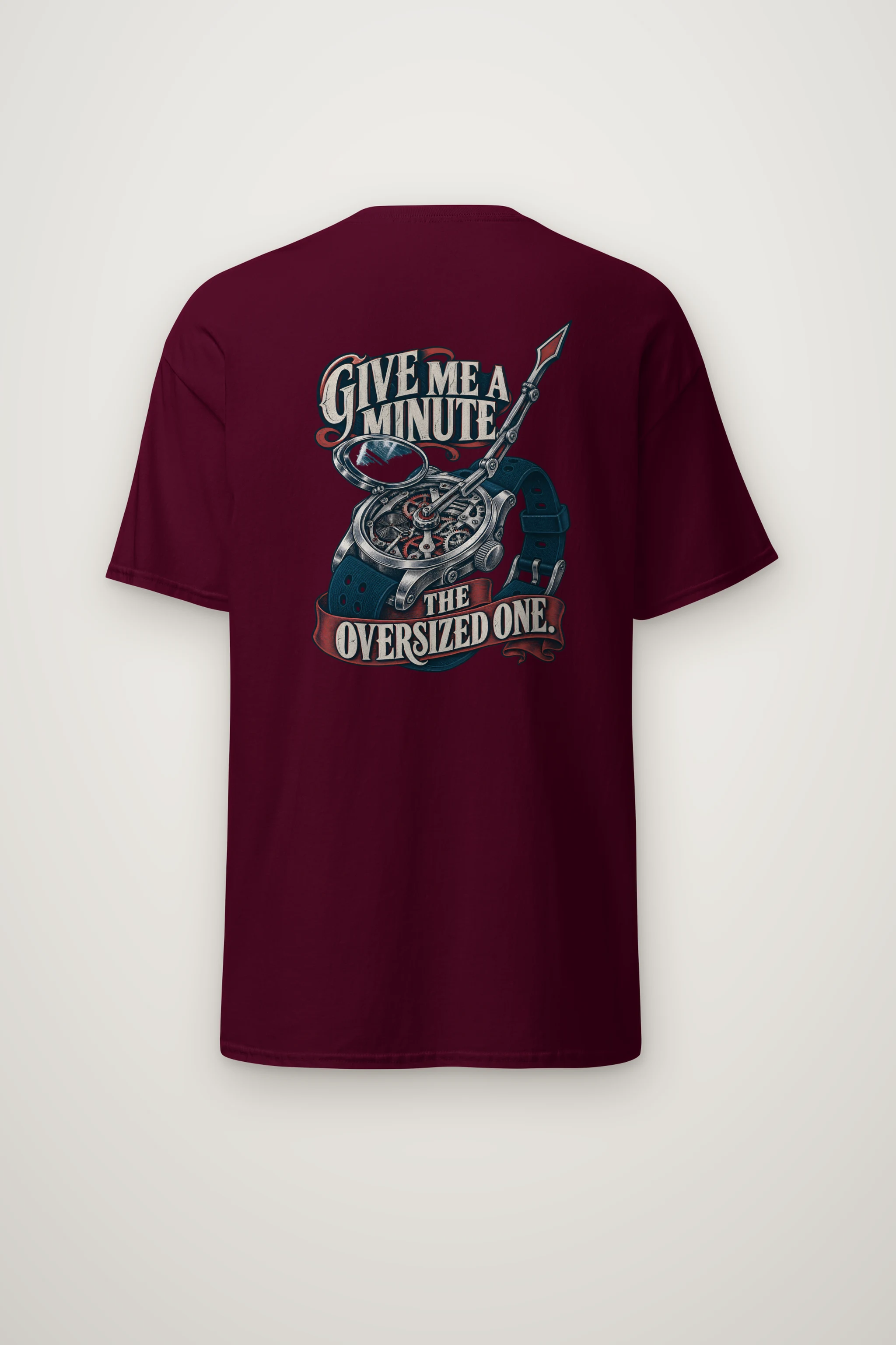 "The Oversized One Watch" Heavyweight Unisex Crewneck T-shirt