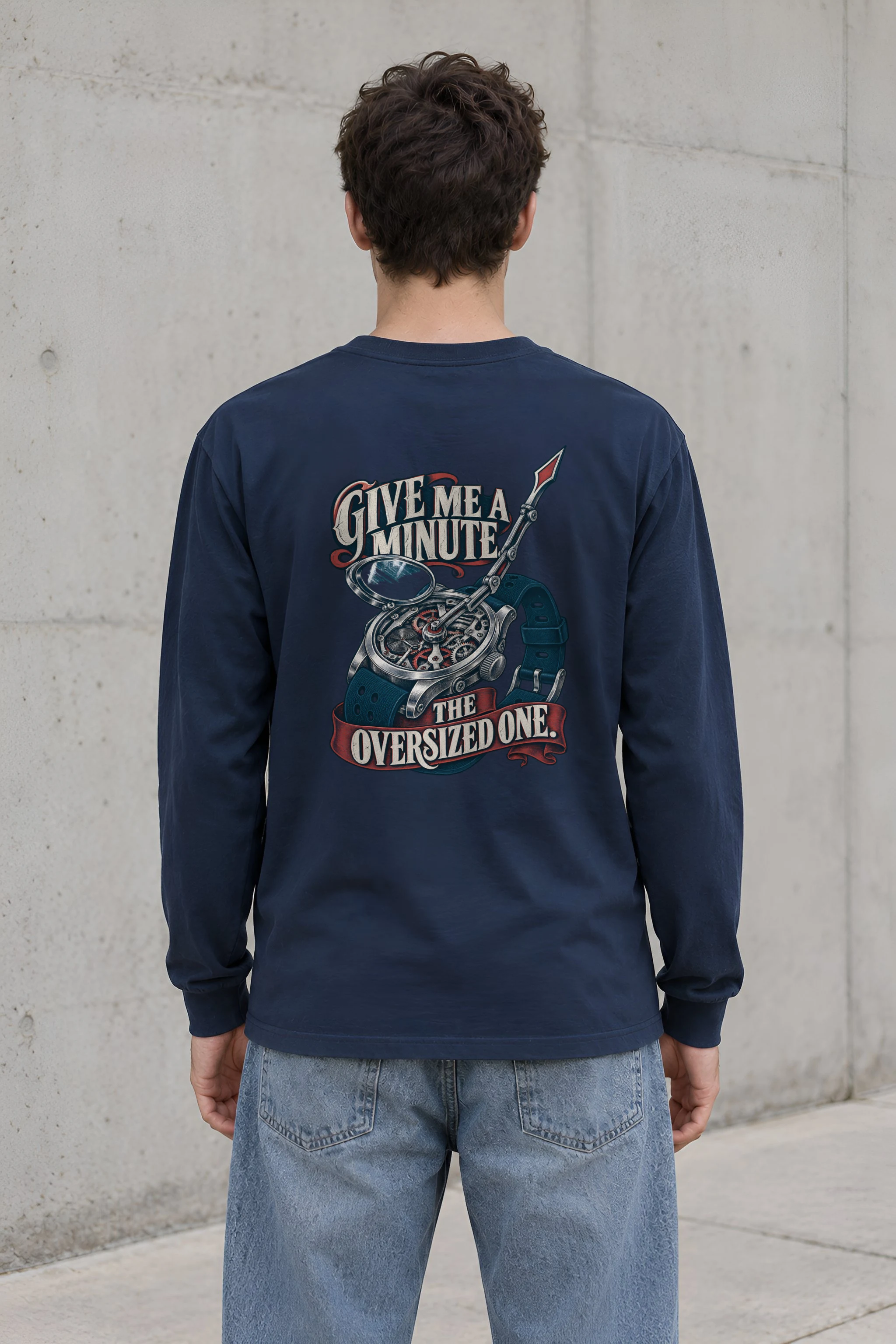 "The Oversized One Watch" Unisex Longsleeve T-shirt