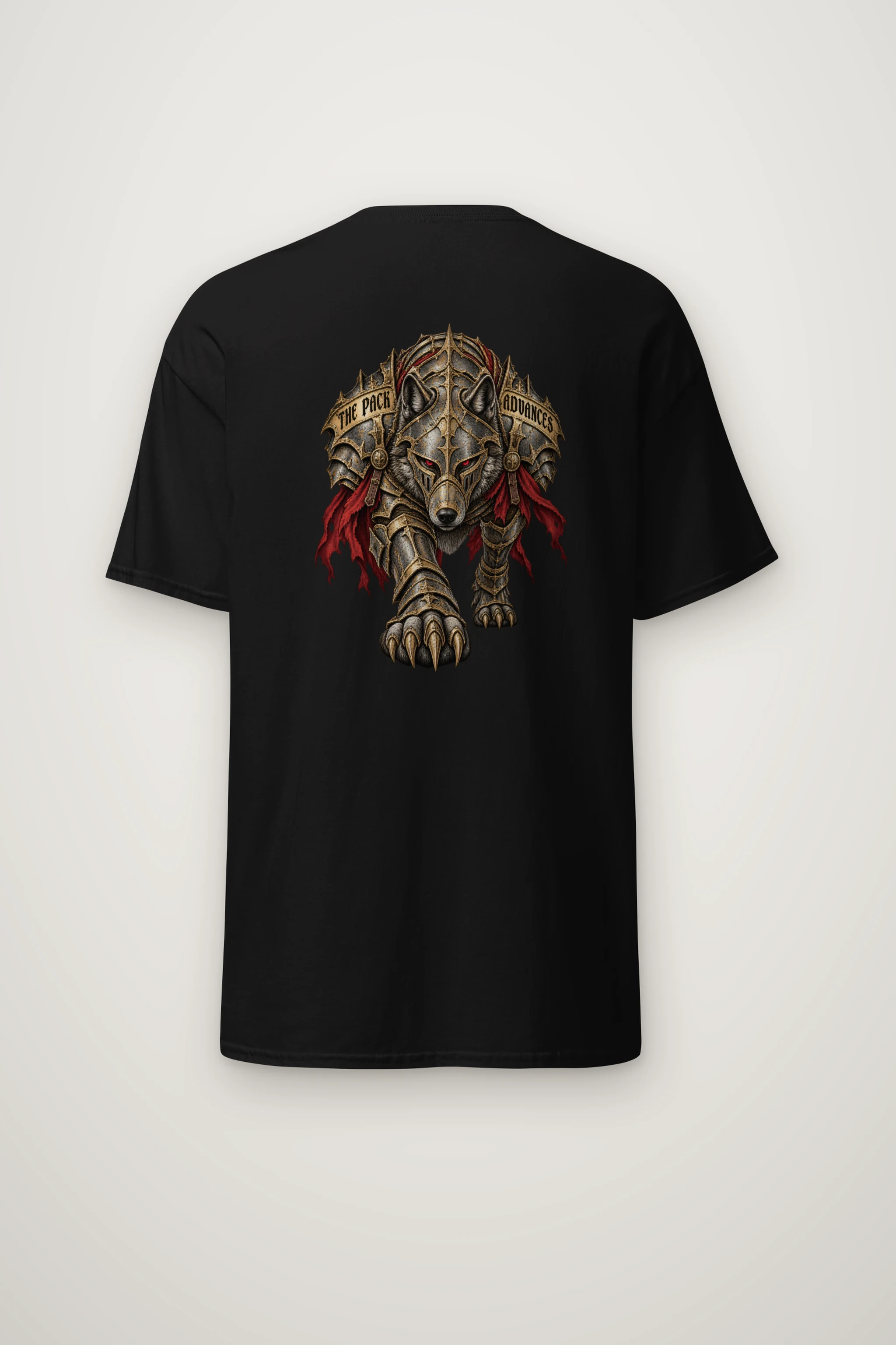 "The Pack Advances" Heavyweight Unisex Crewneck T-shirt
