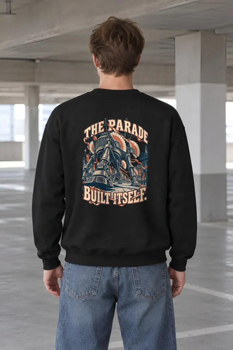 "The Parade Built Itself" Heavy Blend Unisex Crewneck Sweatshirt