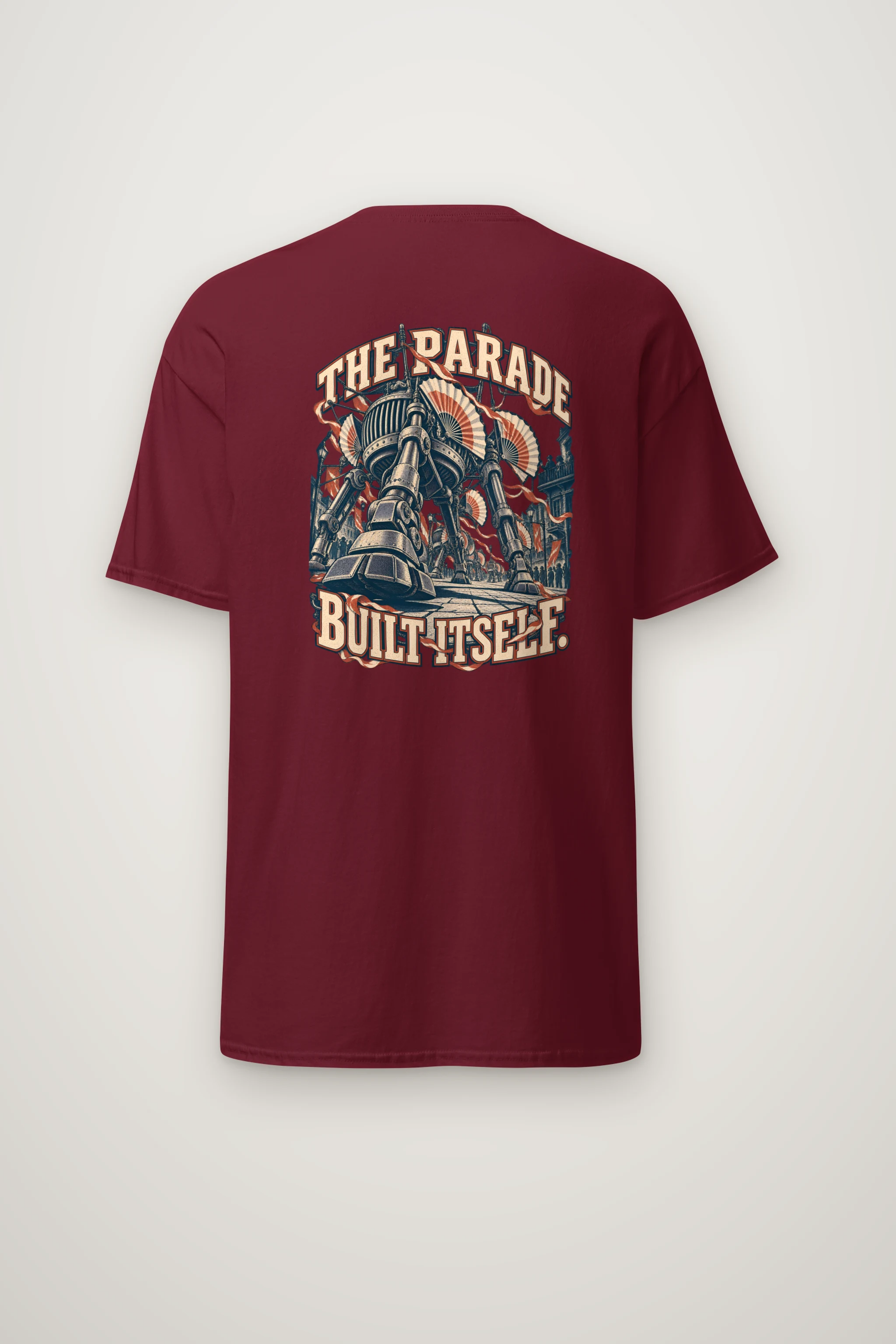 "The Parade Built Itself" Heavyweight Unisex Crewneck T-shirt
