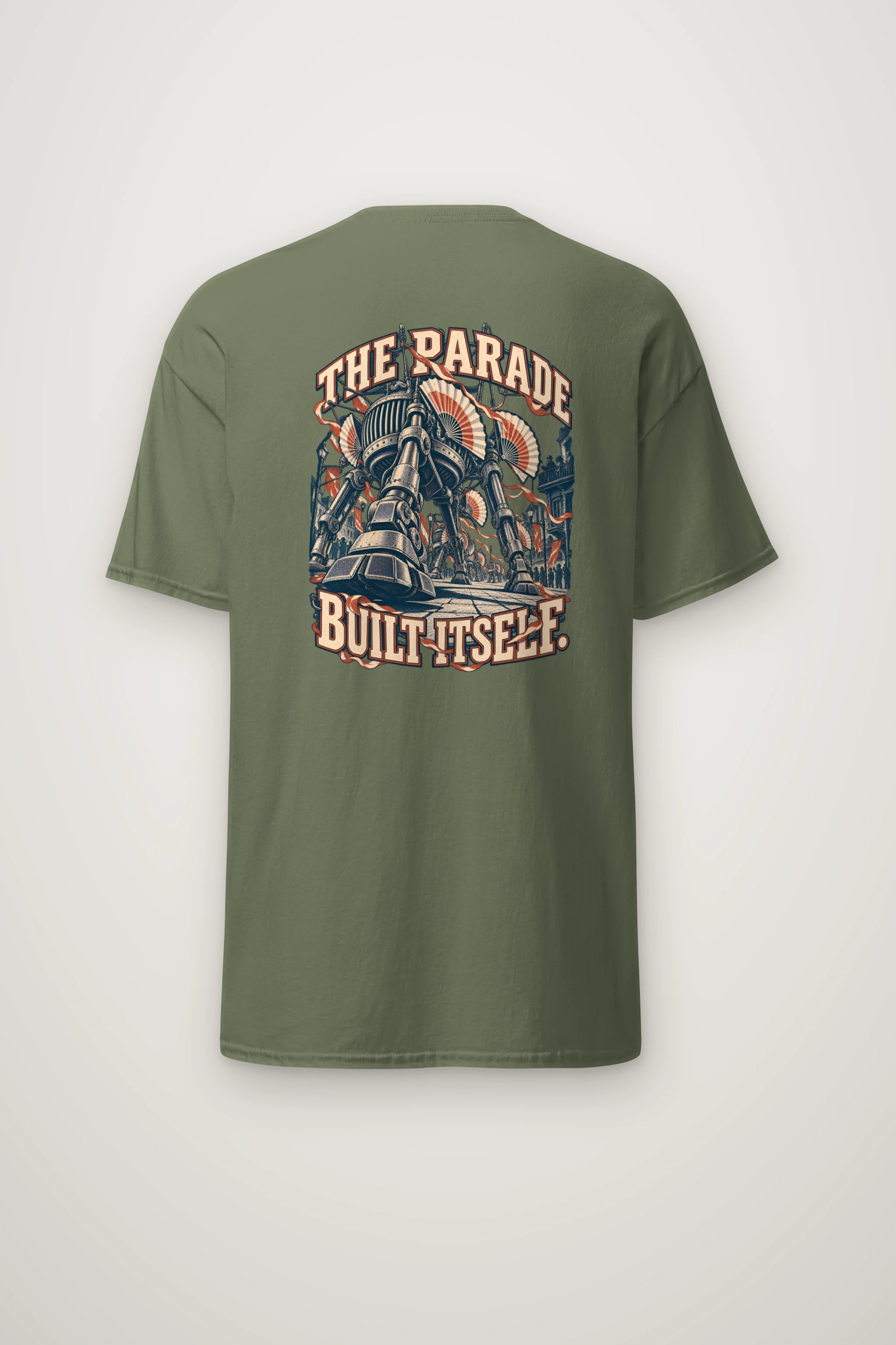 "The Parade Built Itself" Heavyweight Unisex Crewneck T-shirt