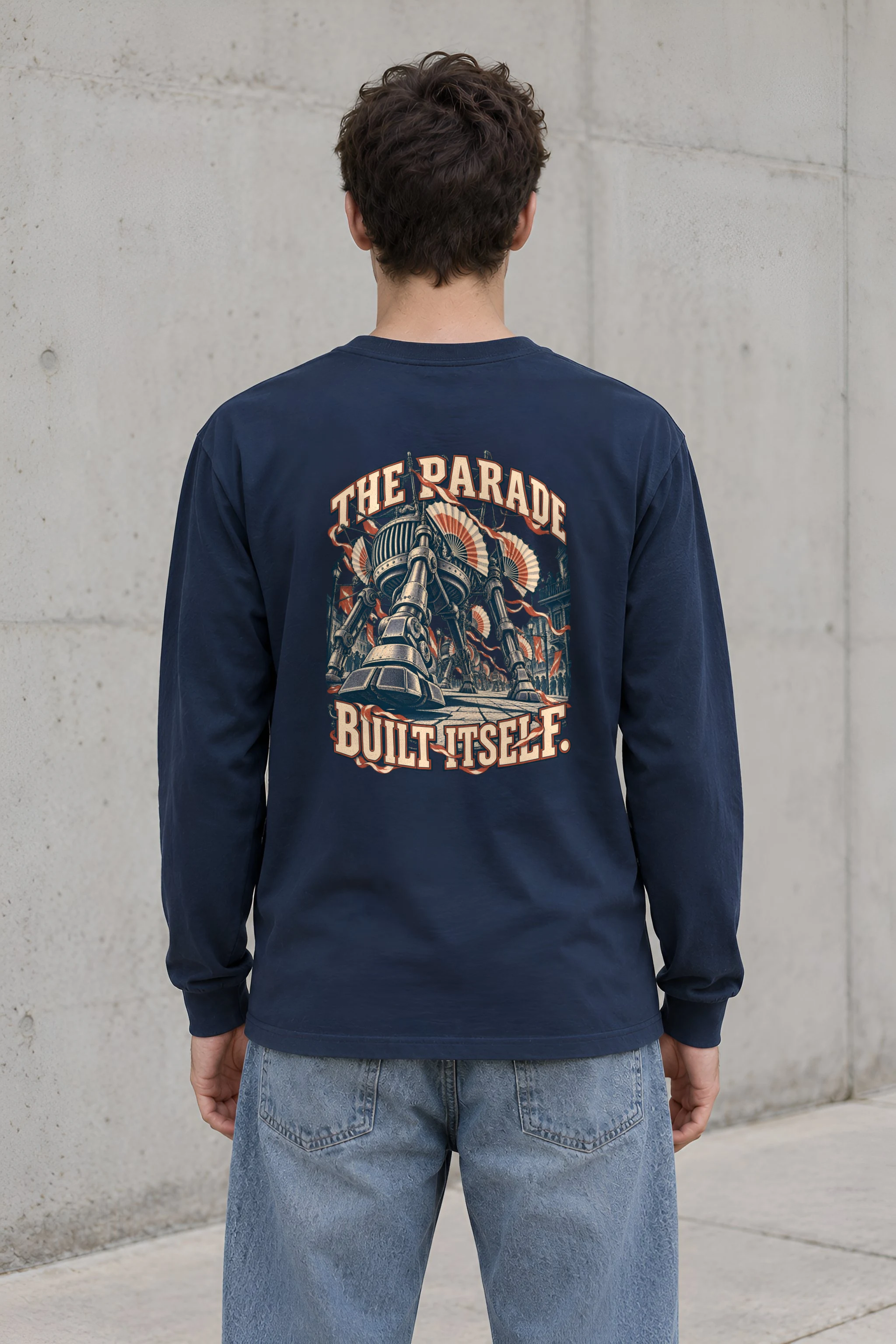 "The Parade Built Itself" Unisex Longsleeve T-shirt