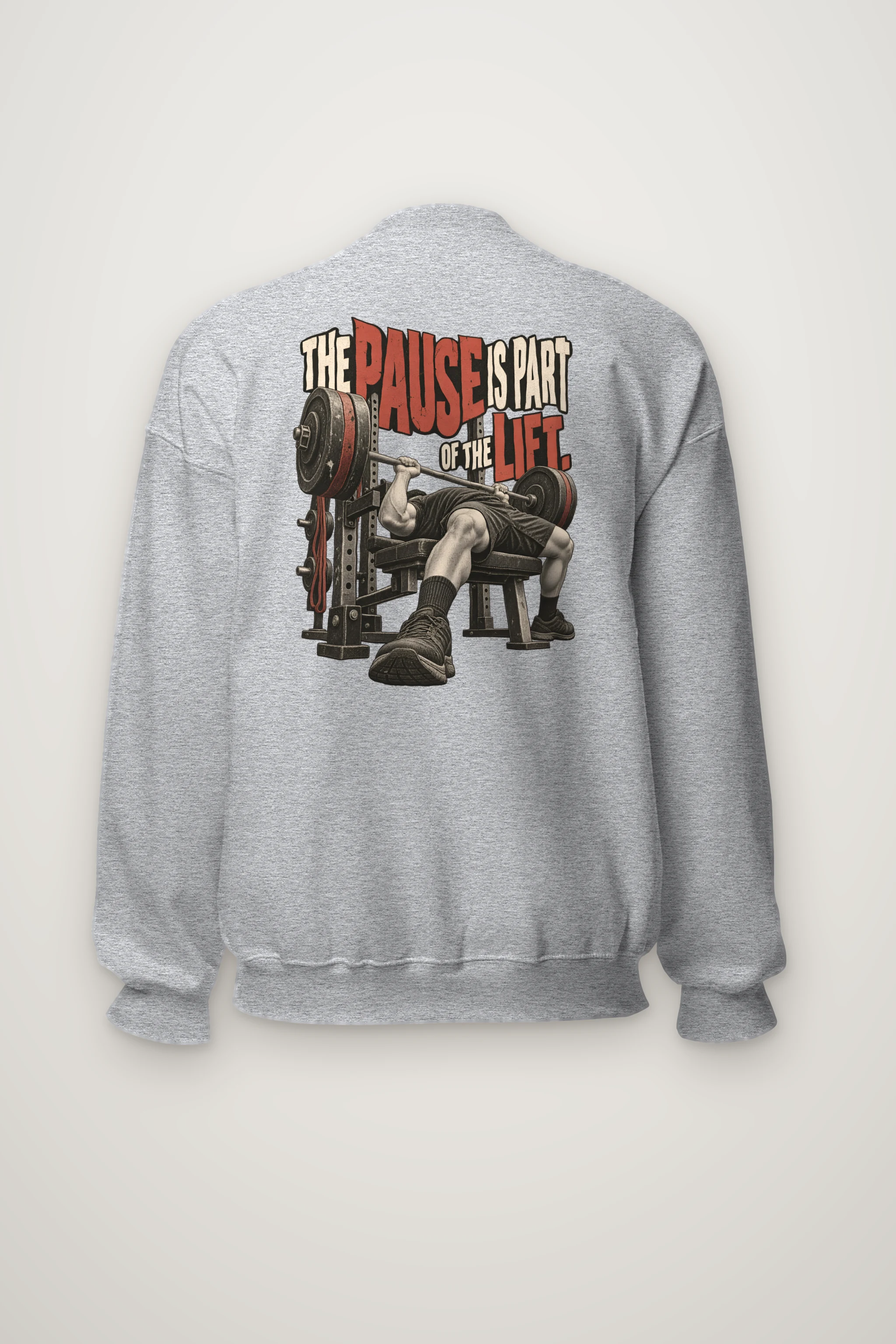 "The Pause Is Part of the Lift" Heavy Blend Unisex Crewneck Sweatshirt