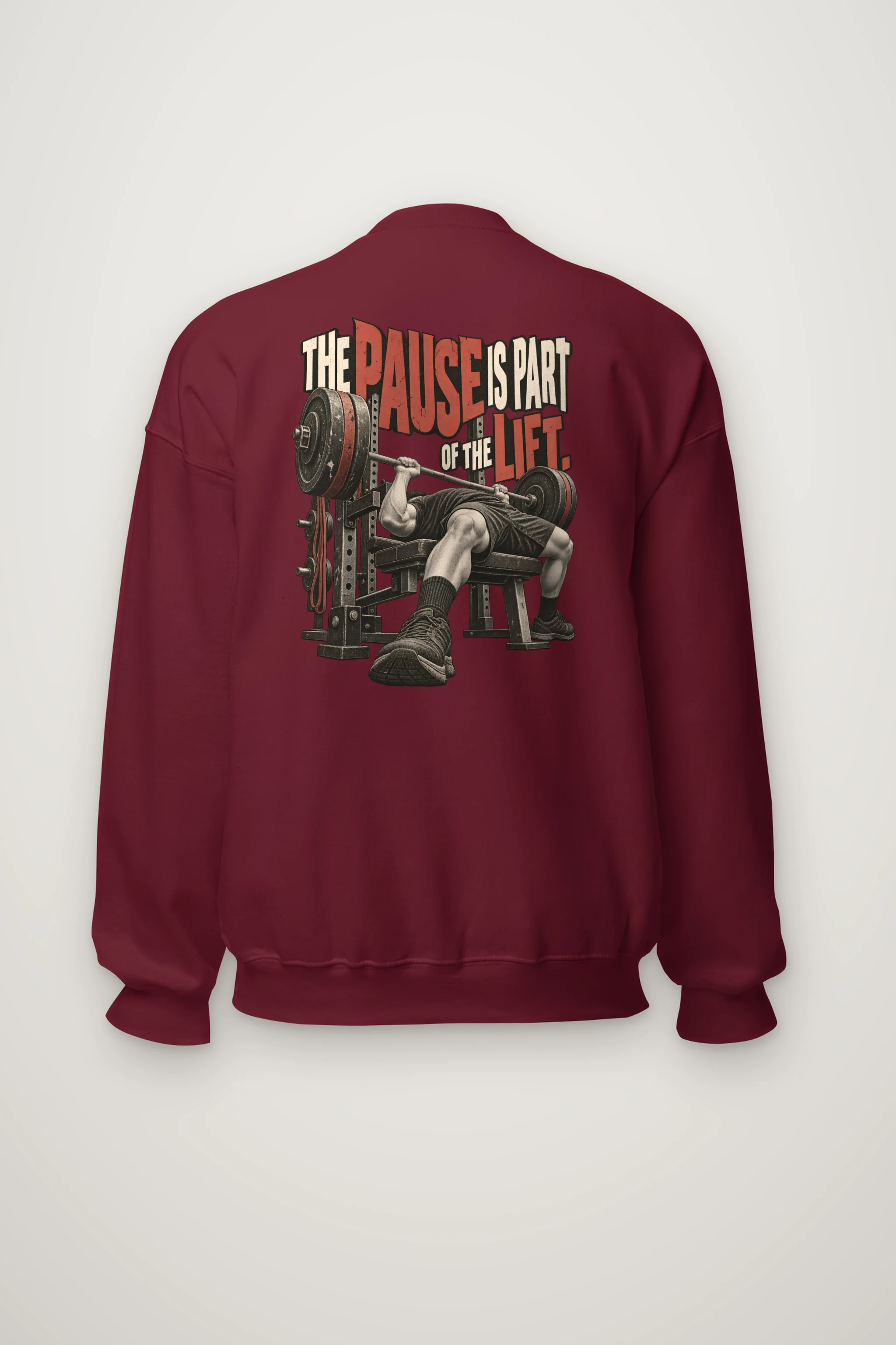 "The Pause Is Part of the Lift" Heavy Blend Unisex Crewneck Sweatshirt
