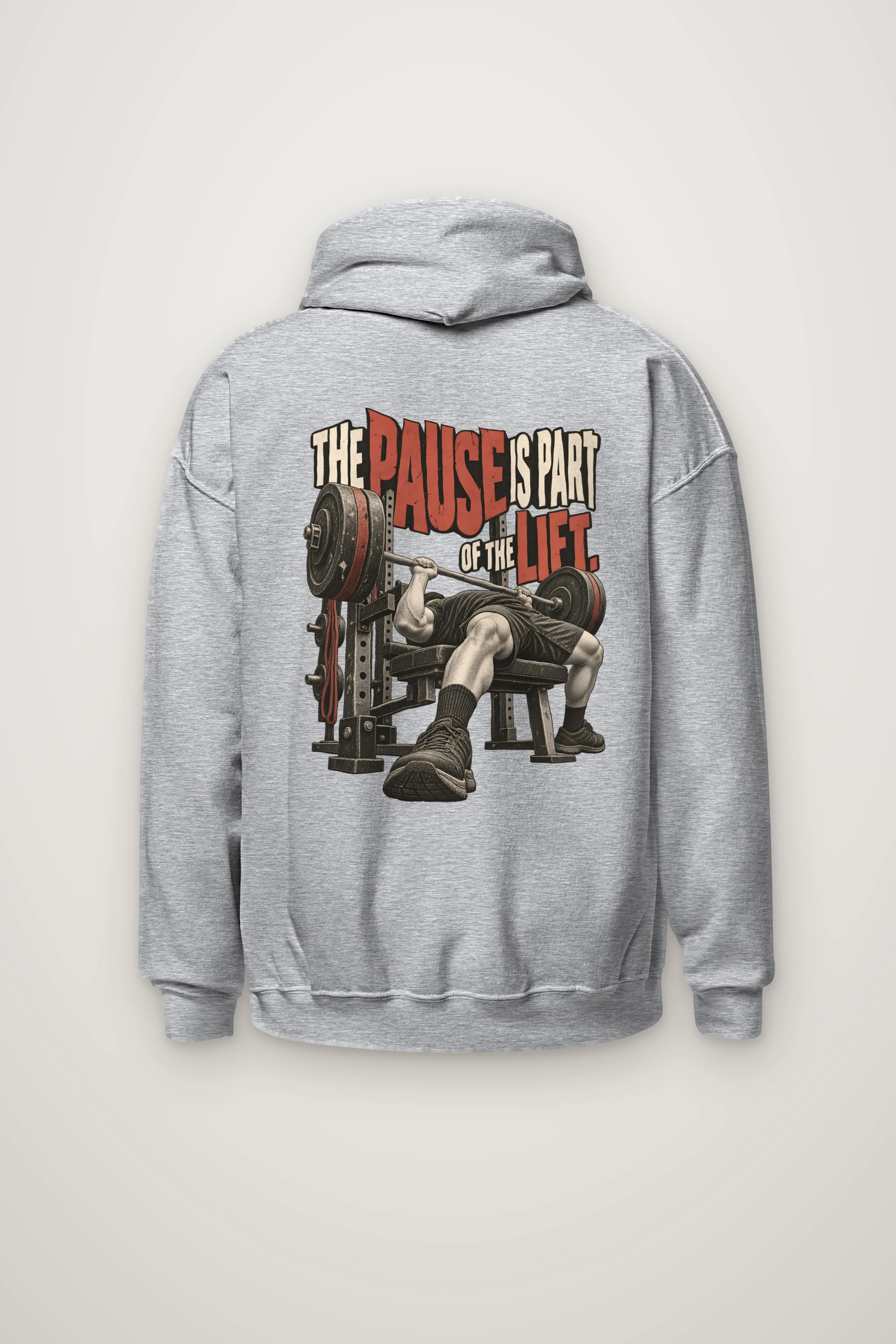 "The Pause Is Part of the Lift" Heavy Blend Unisex Pullover Hoodie