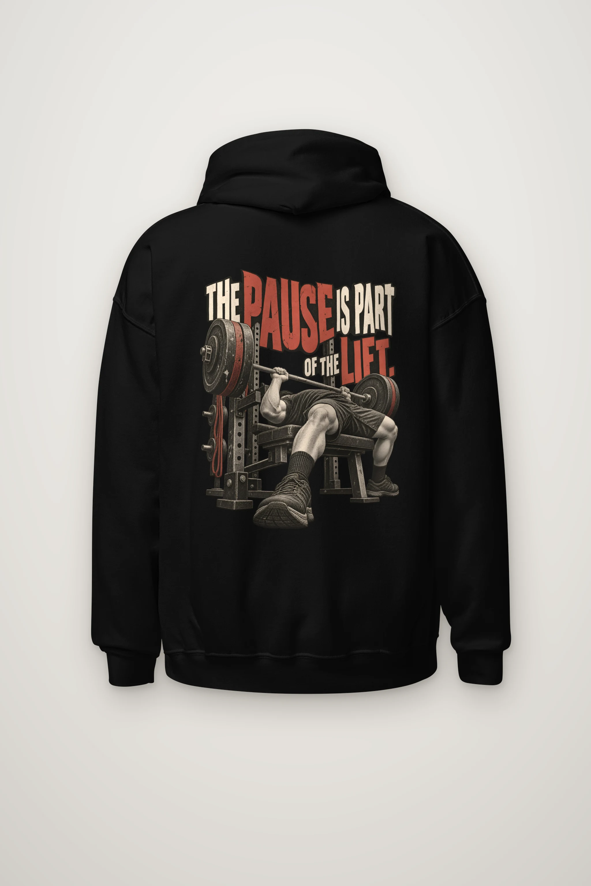"The Pause Is Part of the Lift" Heavy Blend Unisex Pullover Hoodie