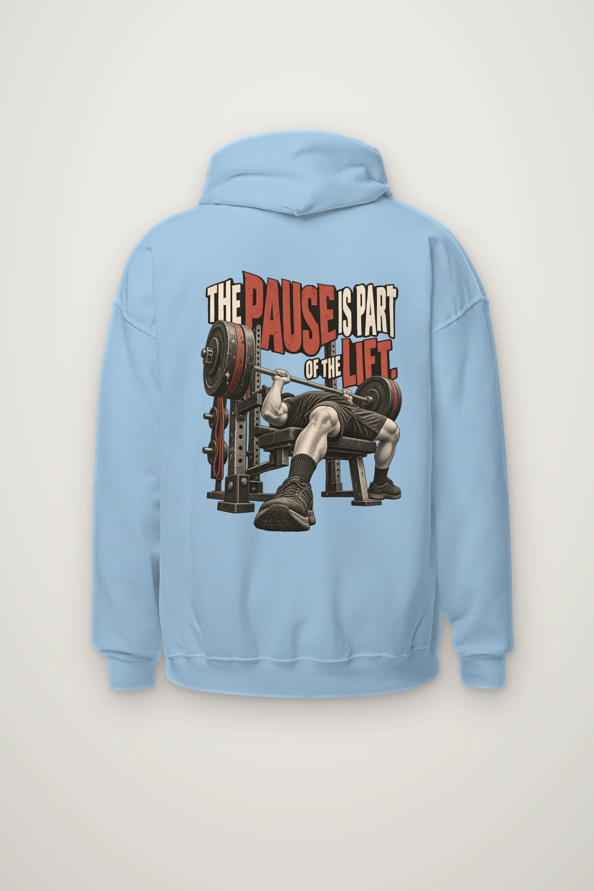 "The Pause Is Part of the Lift" Heavy Blend Unisex Pullover Hoodie