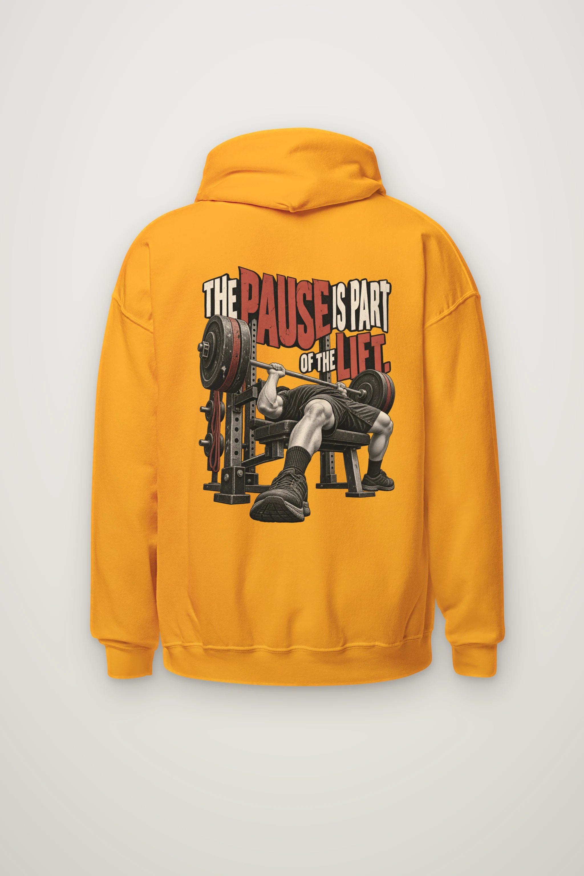 "The Pause Is Part of the Lift" Heavy Blend Unisex Pullover Hoodie