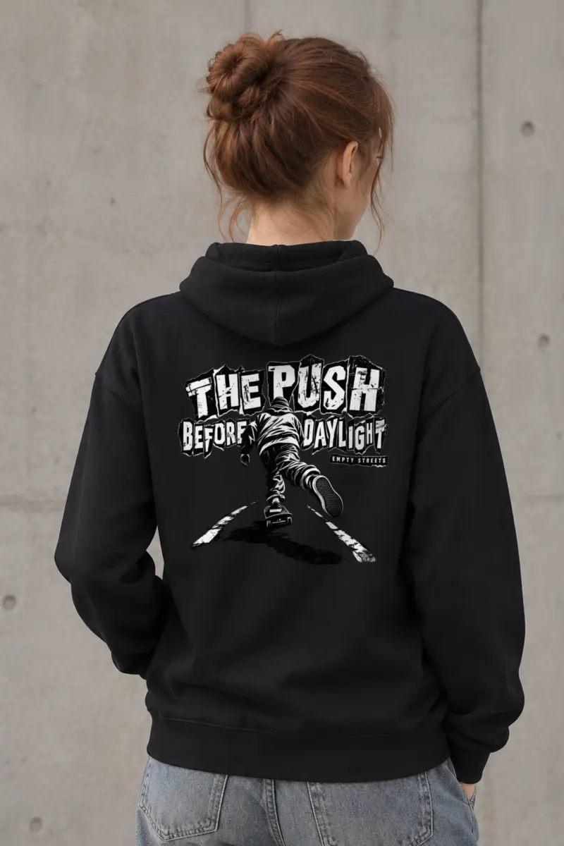 "The Push Before Daylight" Heavy Blend Unisex Pullover Hoodie