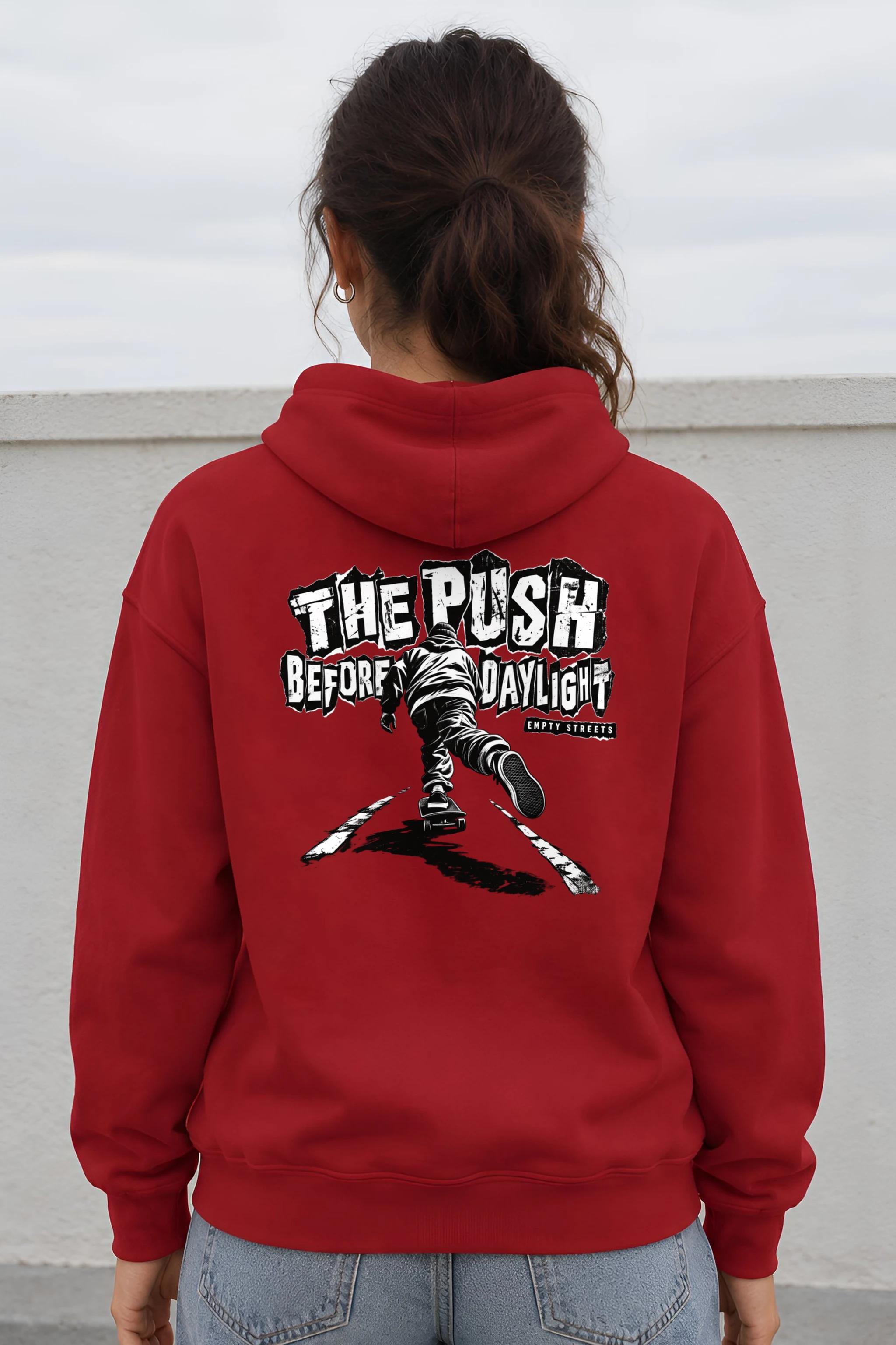 "The Push Before Daylight" Heavy Blend Unisex Pullover Hoodie