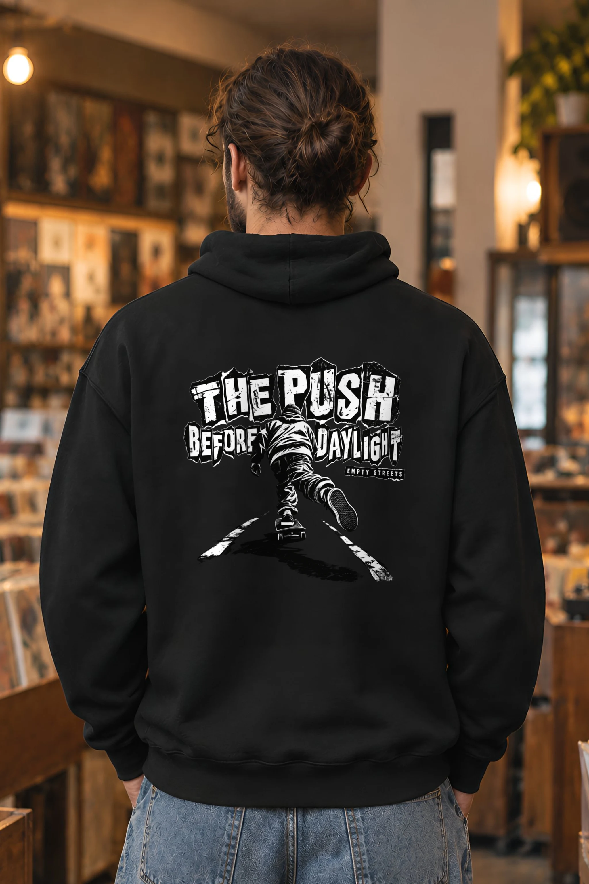 "The Push Before Daylight" 1 Pullover Hoodie
