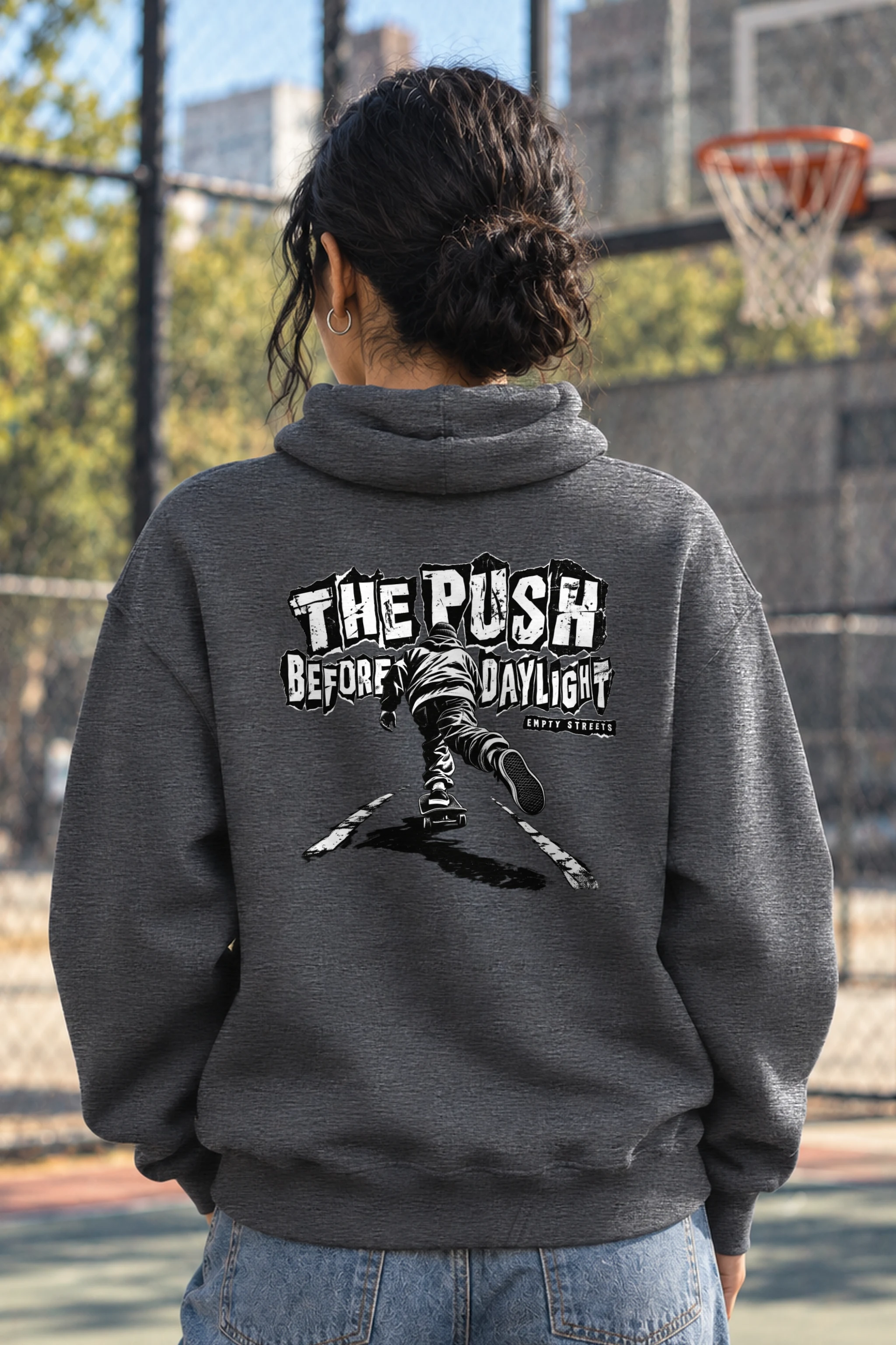 "The Push Before Daylight" Heavy Blend Unisex Pullover Hoodie