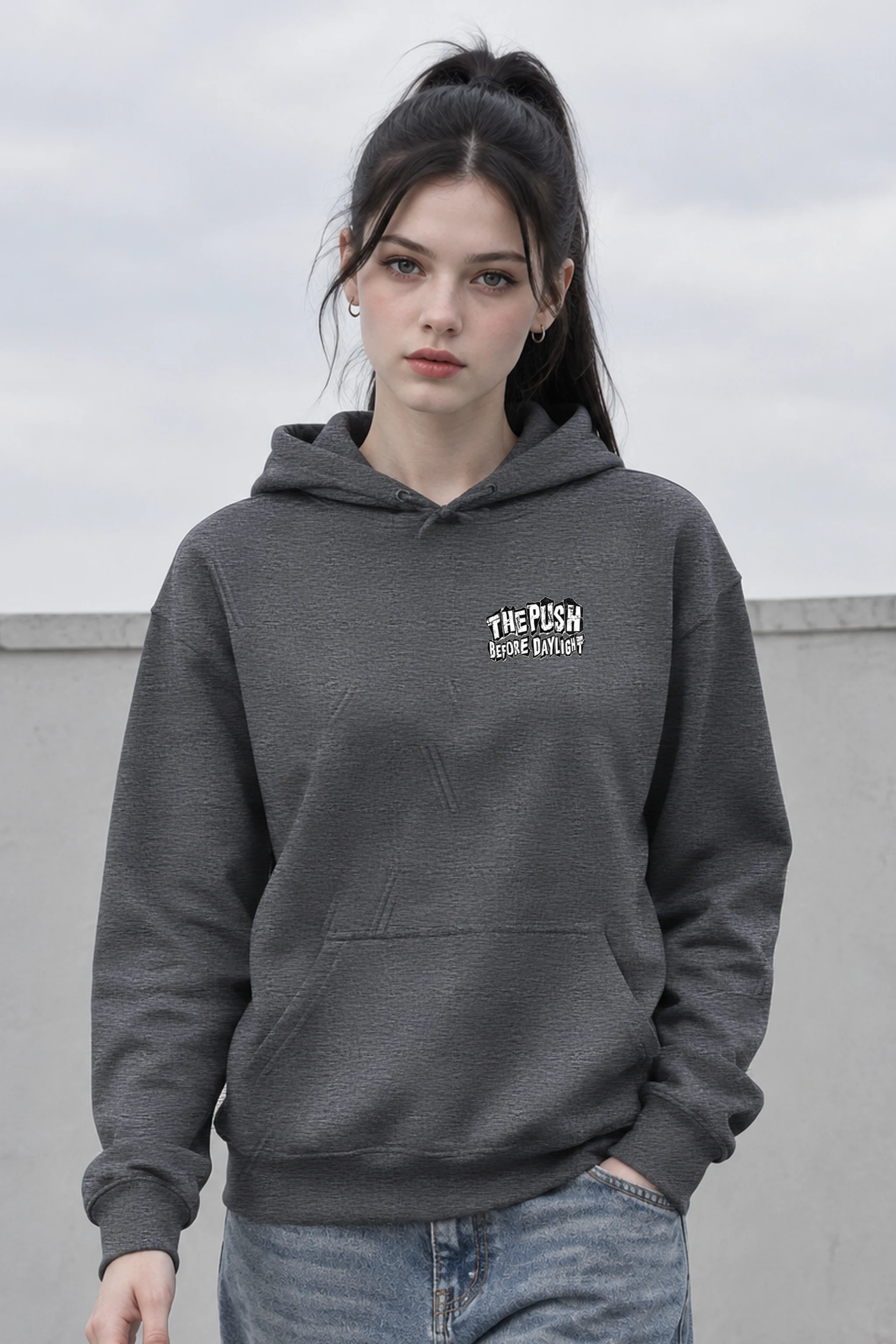 "The Push Before Daylight" Heavy Blend Unisex Pullover Hoodie